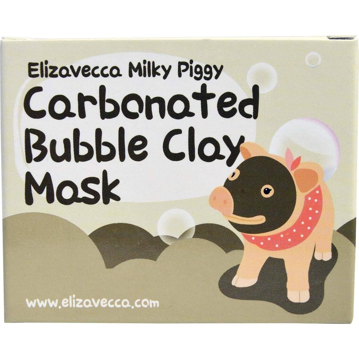 Mascarilla de Arcilla Burbujeante Elizavecca 100g - Exfoliación y Apretado de Poros