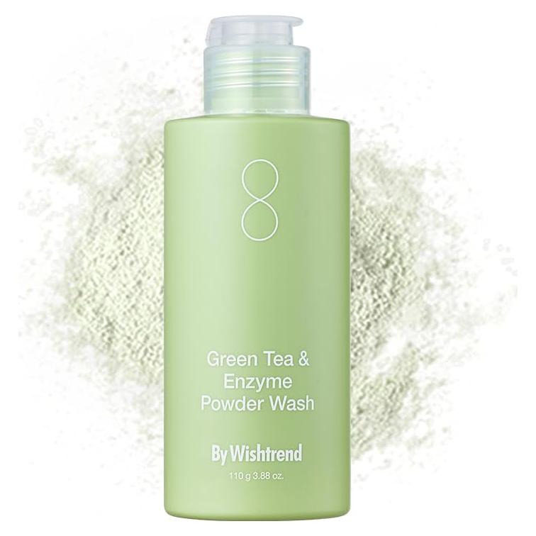 Limpiador en Polvo By Wishtrend Té Verde 110 g Exfoliante