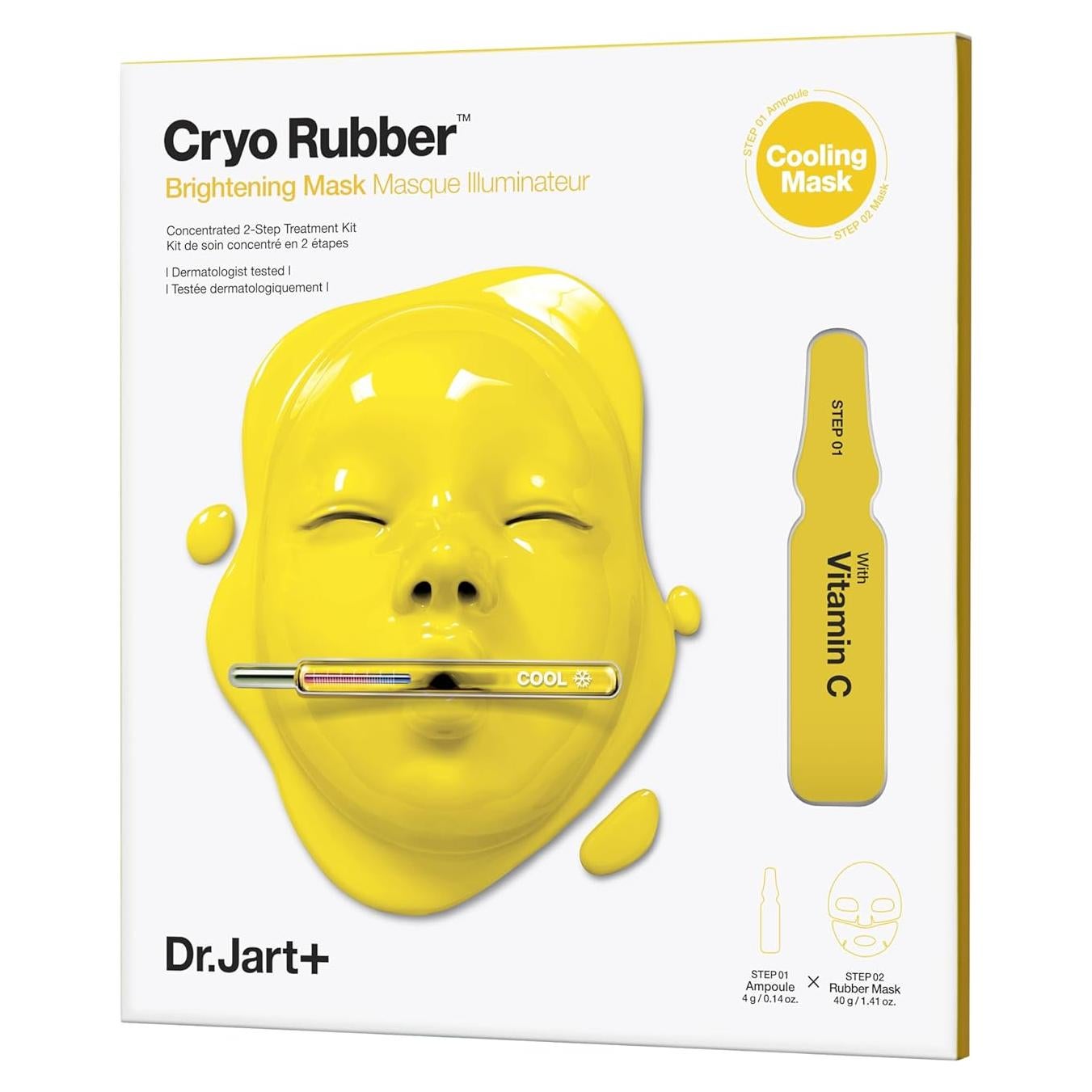 Máscara Facial de Goma Fría Dr.Jart+ con Niacinamida 1 Unidad