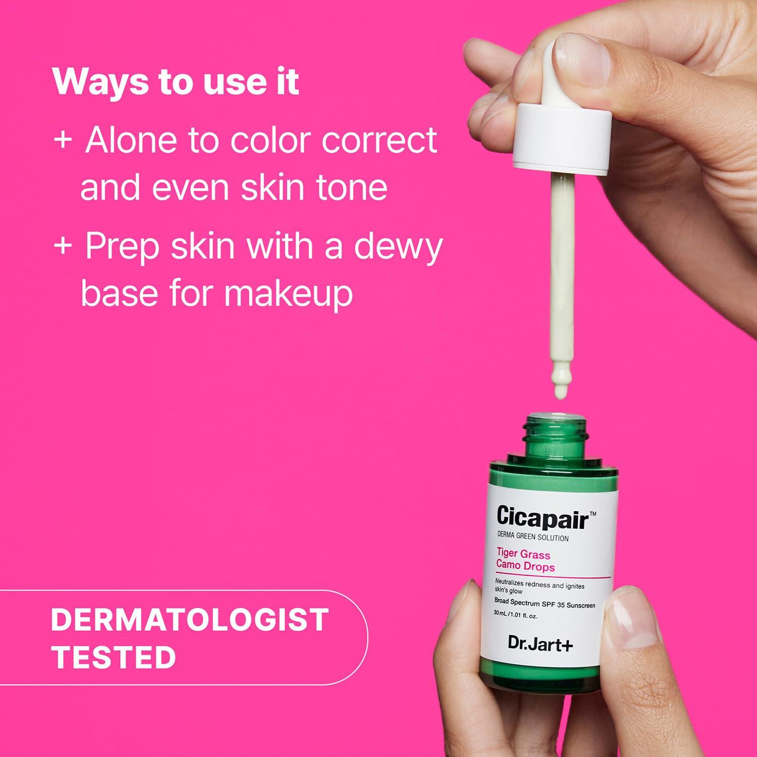 Suero Facial Tinte Dr.Jart+ Cicapair SPF 35 30 ml