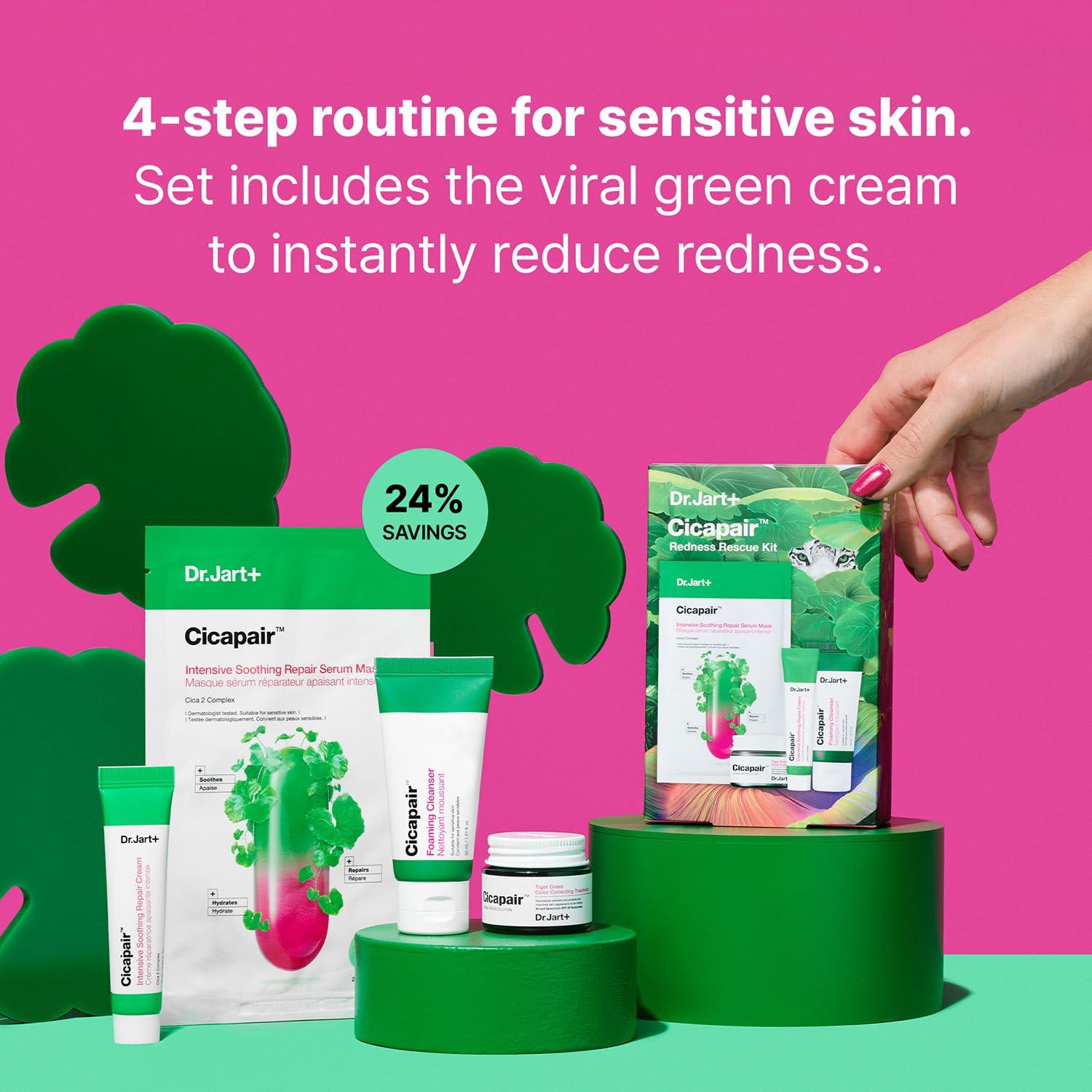 Set de Cuidado de Piel Dr.Jart+ Cicapair para Enrojecimiento