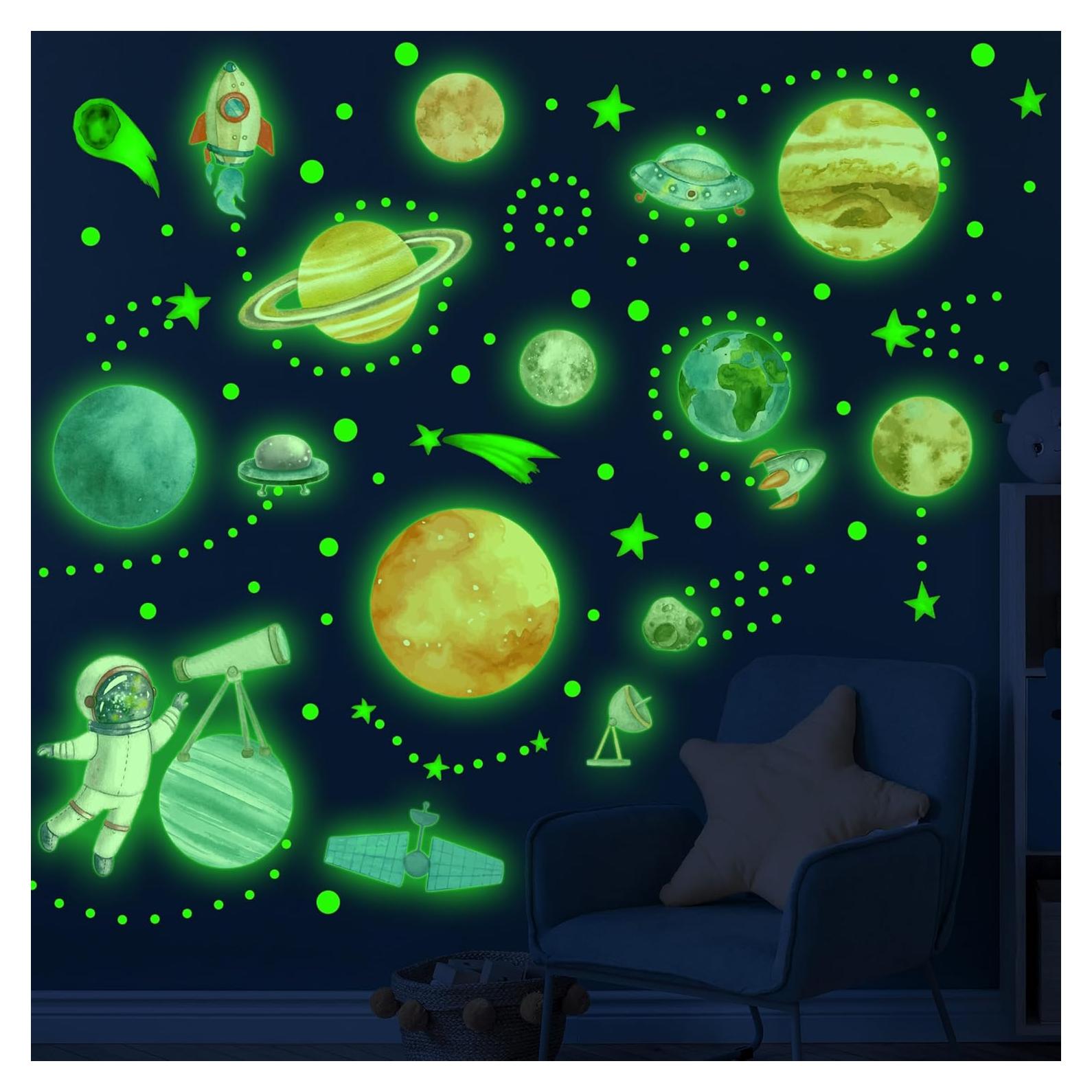 Calcomanías de Pared Robmoda Sistema Solar Brillantes