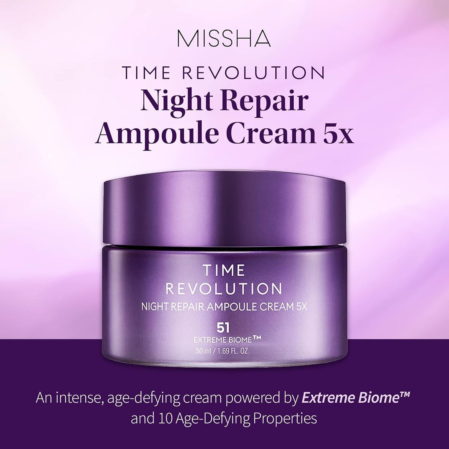 Crema Nocturna MISSHA Time Revolution 49.9 ml - Reparación Profunda