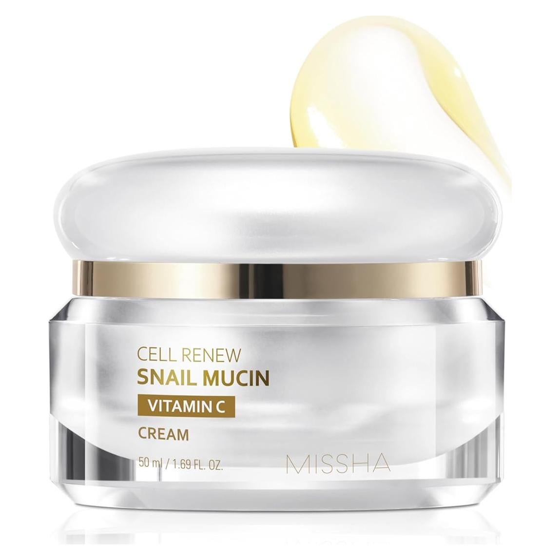 Crema Hidratante de Mucina de Caracol con Vitamina C MISSHA 50 ml