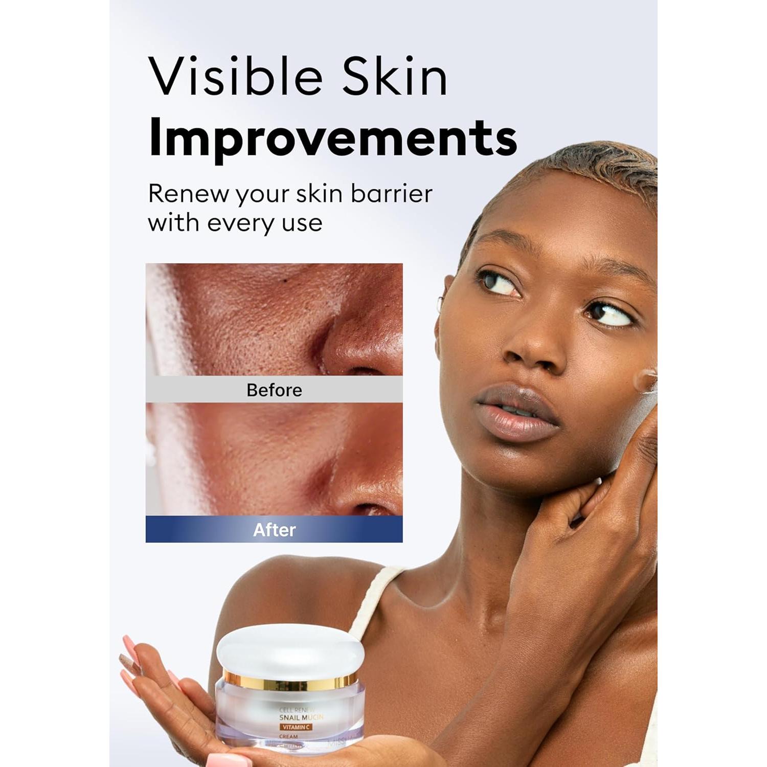 Crema Hidratante de Mucina de Caracol con Vitamina C MISSHA 50 ml