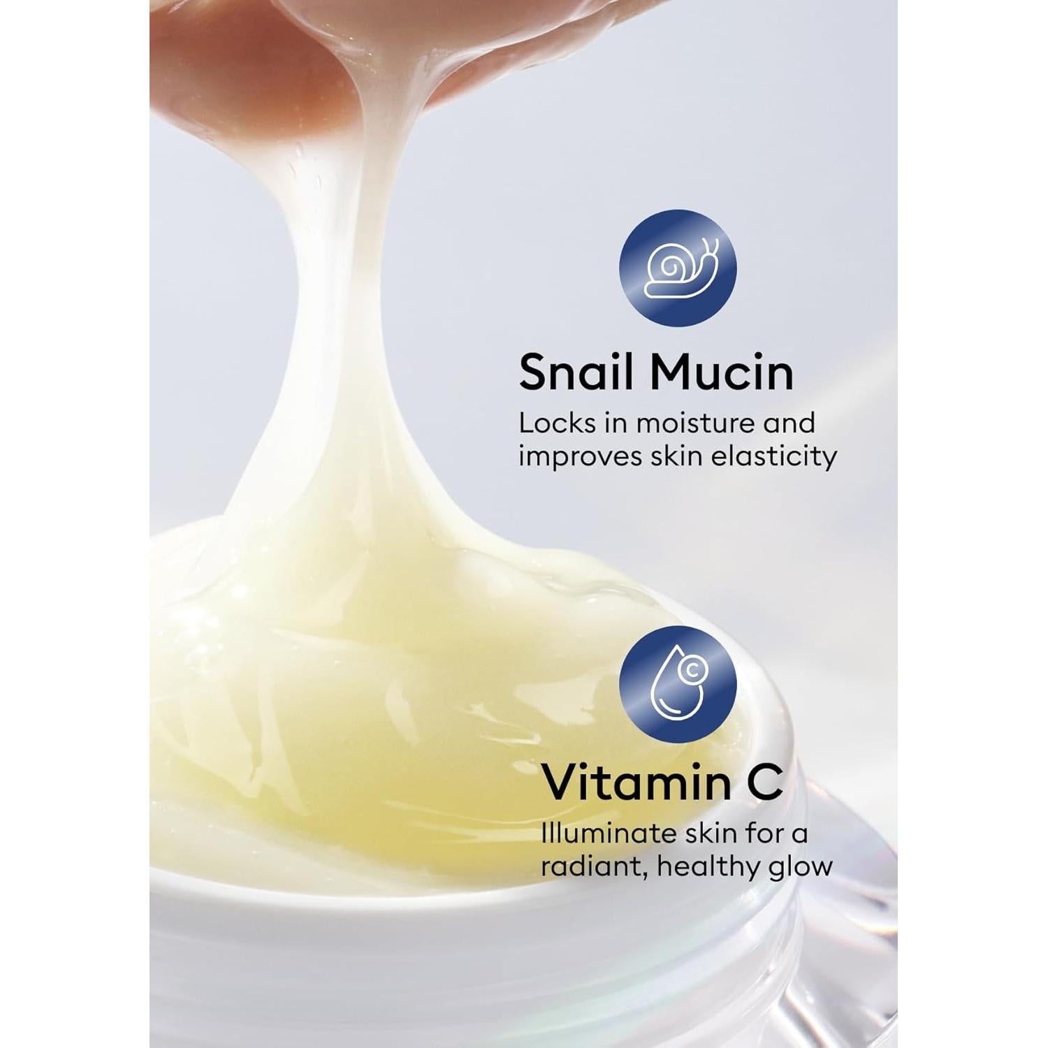 Crema Hidratante de Mucina de Caracol con Vitamina C MISSHA 50 ml