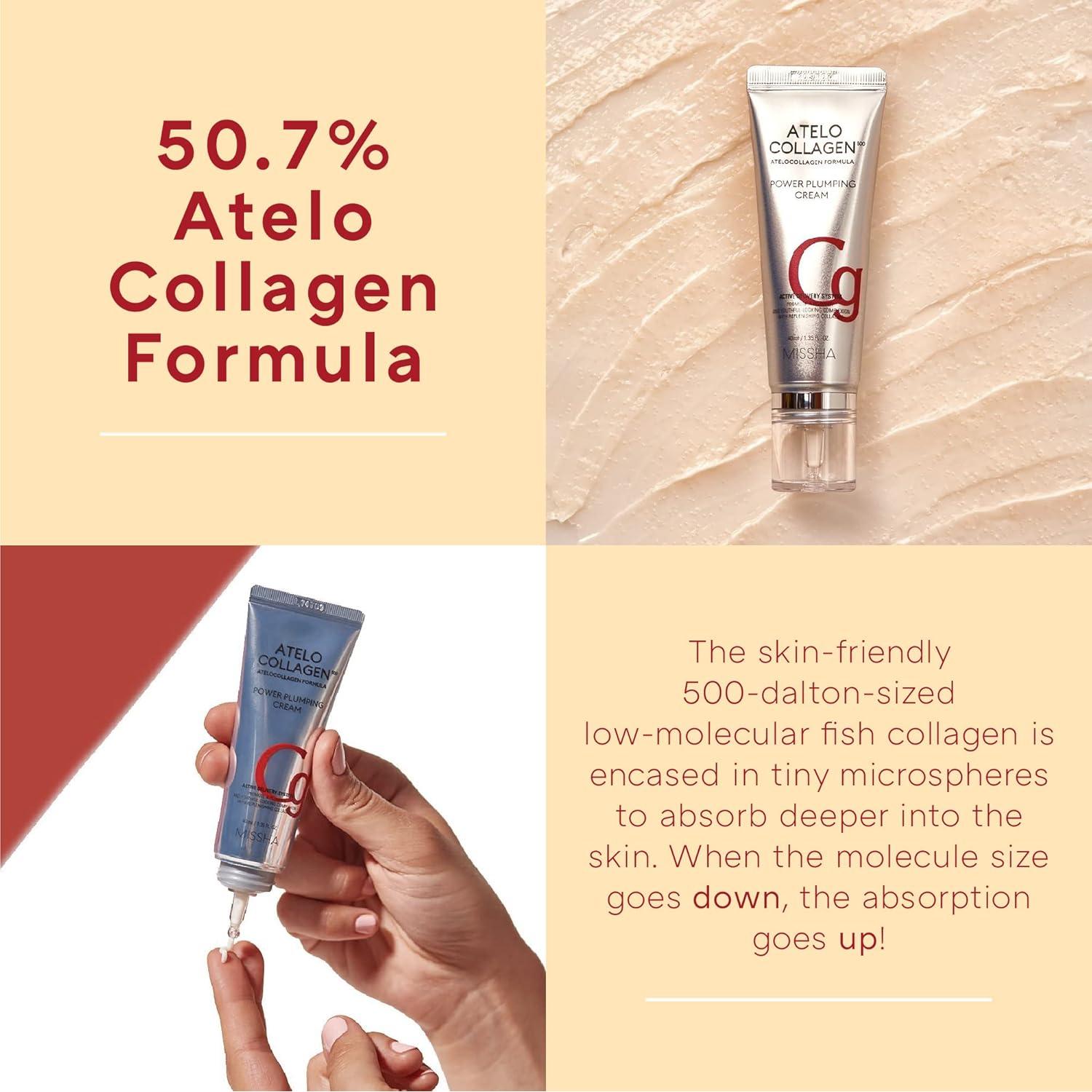 Crema Hidratante de Colágeno Missha 500g - Antiarrugas