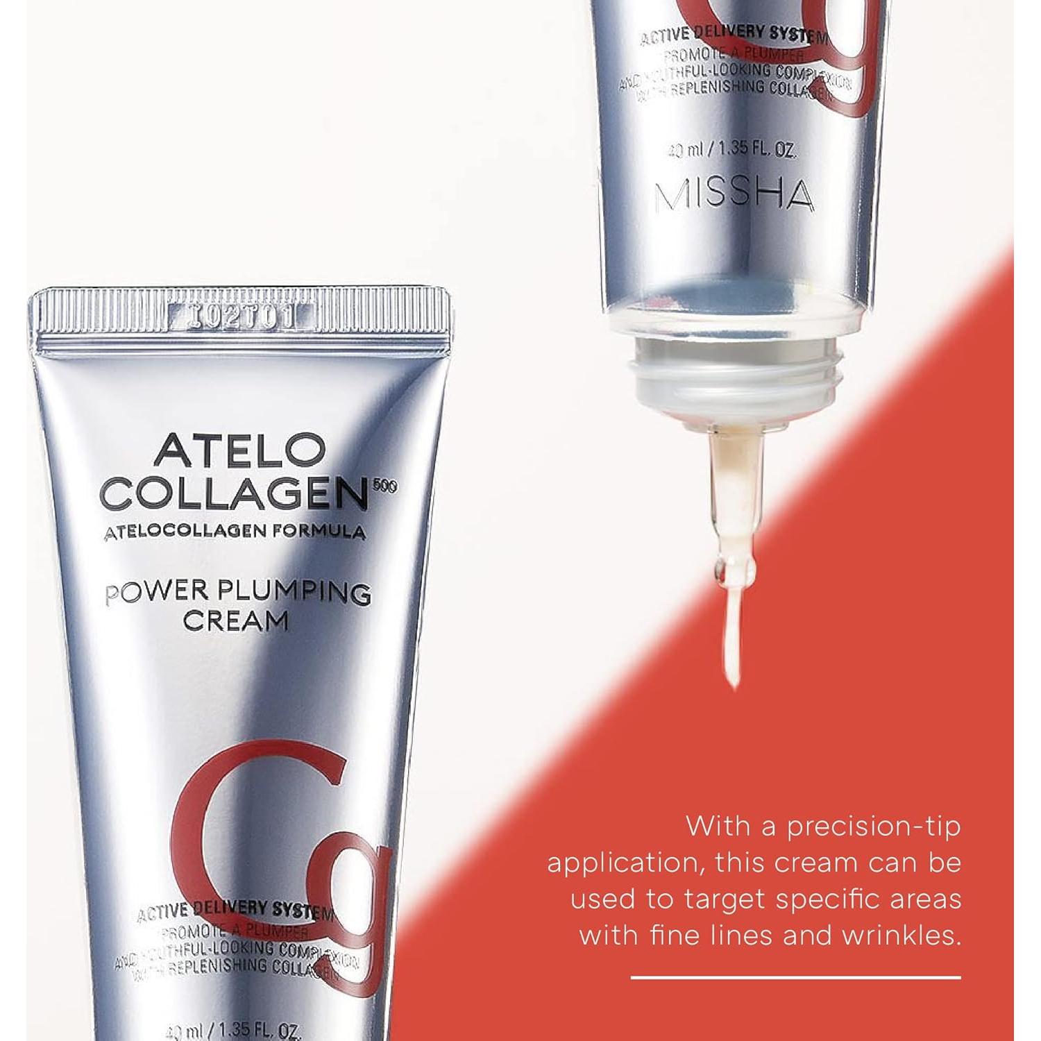 Crema Hidratante de Colágeno Missha 500g - Antiarrugas