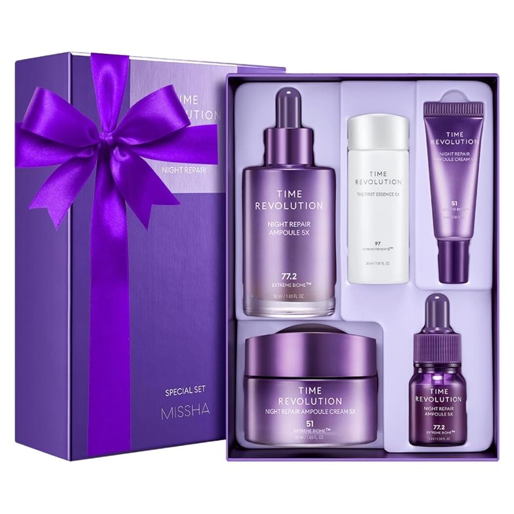 Set de Cuidado de Piel MISSHA 5X - Ampolla y Crema Nocturna