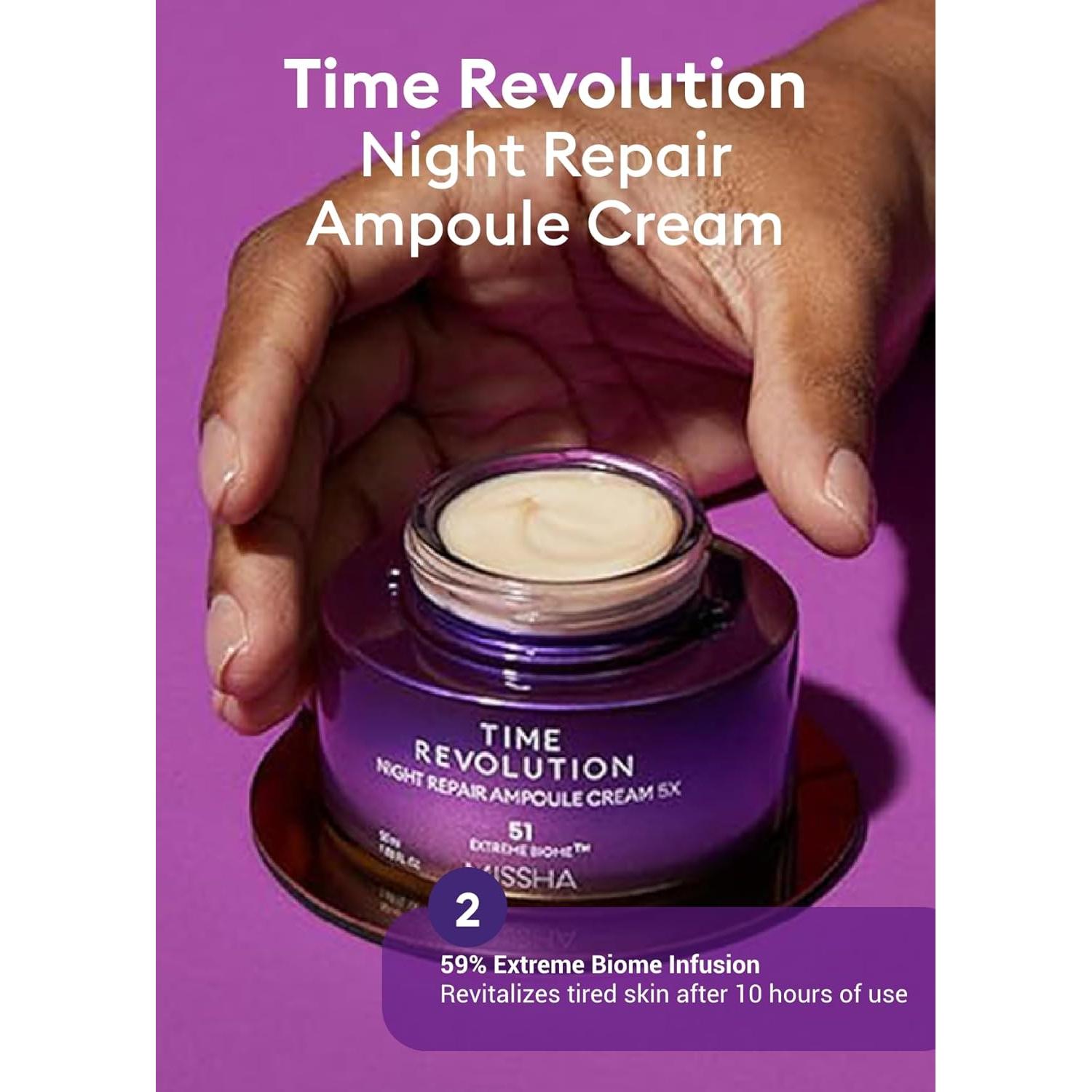 Set de Cuidado de Piel MISSHA 5X - Ampolla y Crema Nocturna