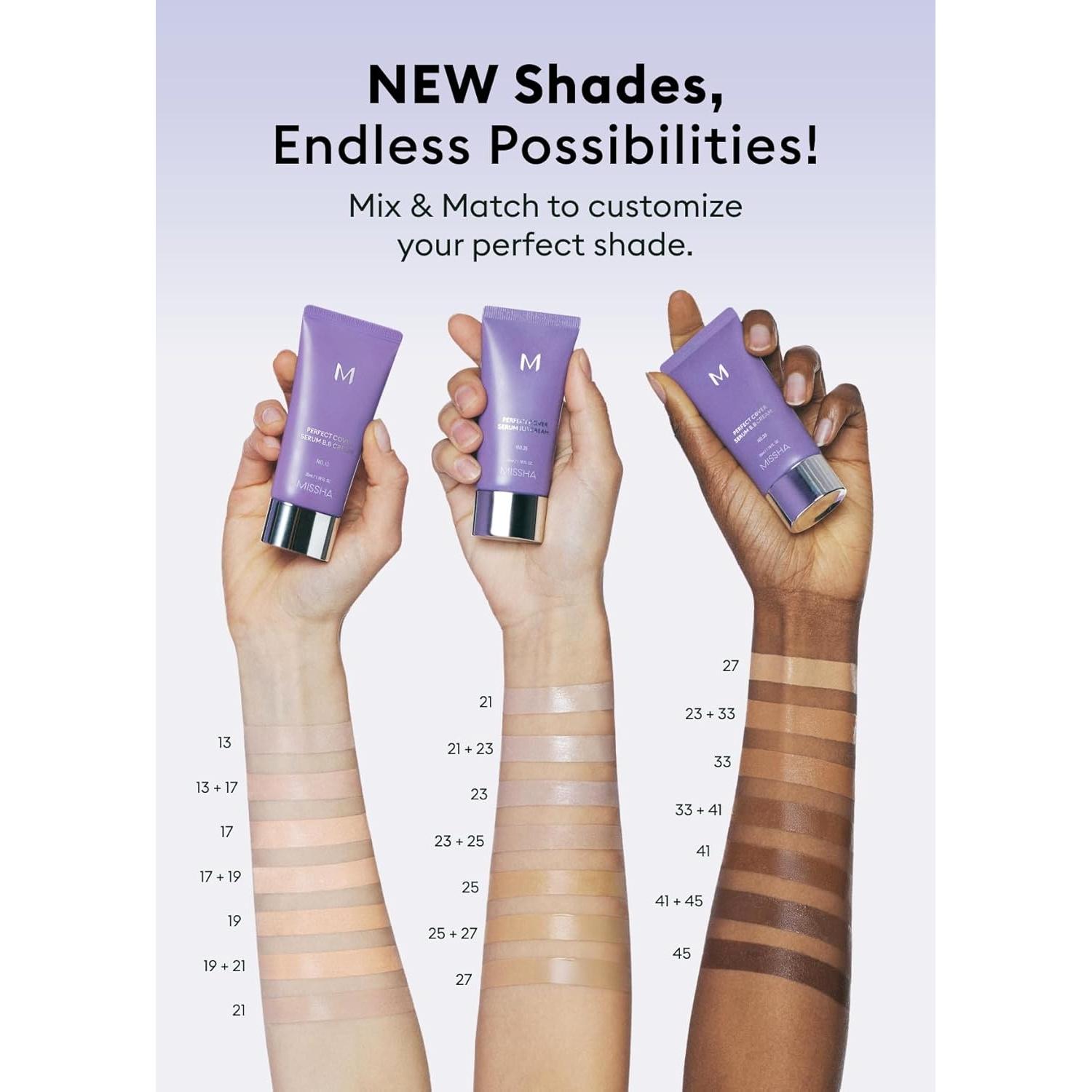 Crema BB Serum MISSHA M Perfect Cover No.13 Hidratante 35ml