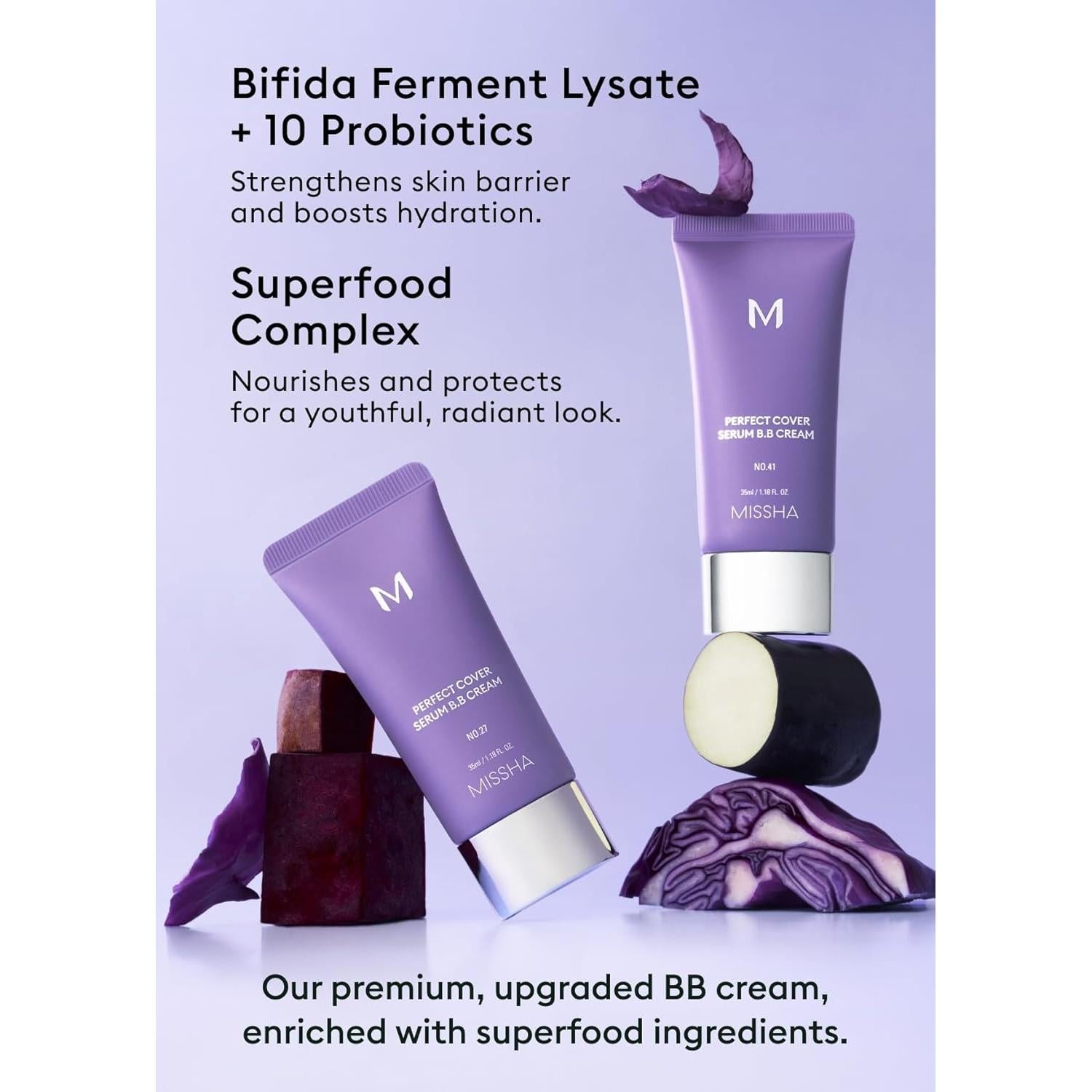 Crema BB Serum MISSHA M Perfect Cover No.13 Hidratante 35ml