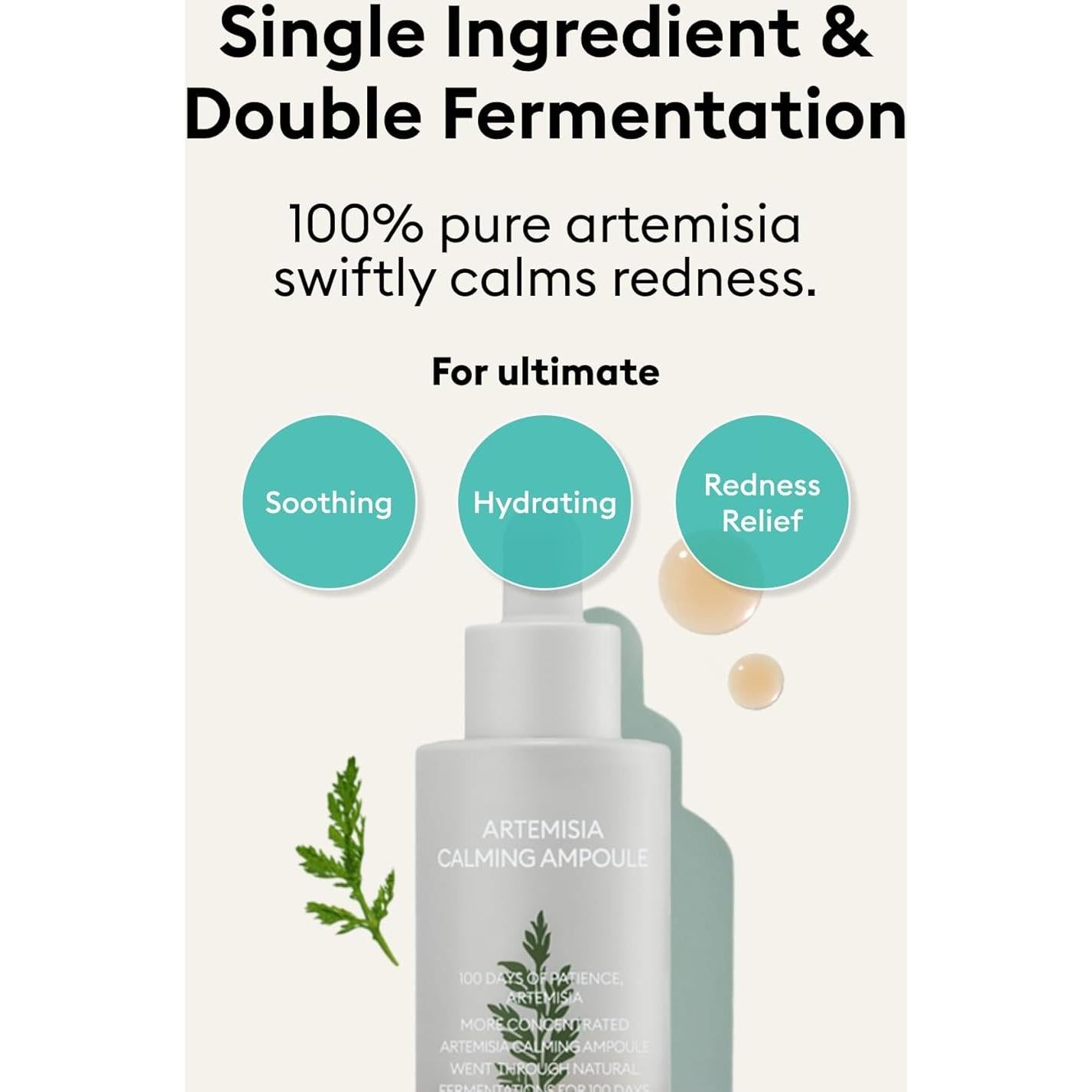 Suero Facial Calmante MISSHA Artemisia 50ml - Piel Sensible