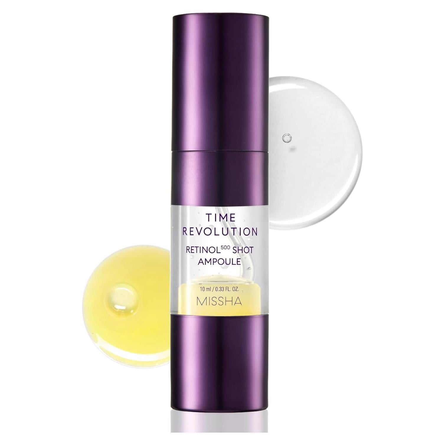 Suero Facial MISSHA Time Revolution Retinol 9.8 ml - Hidratación y Elasticidad