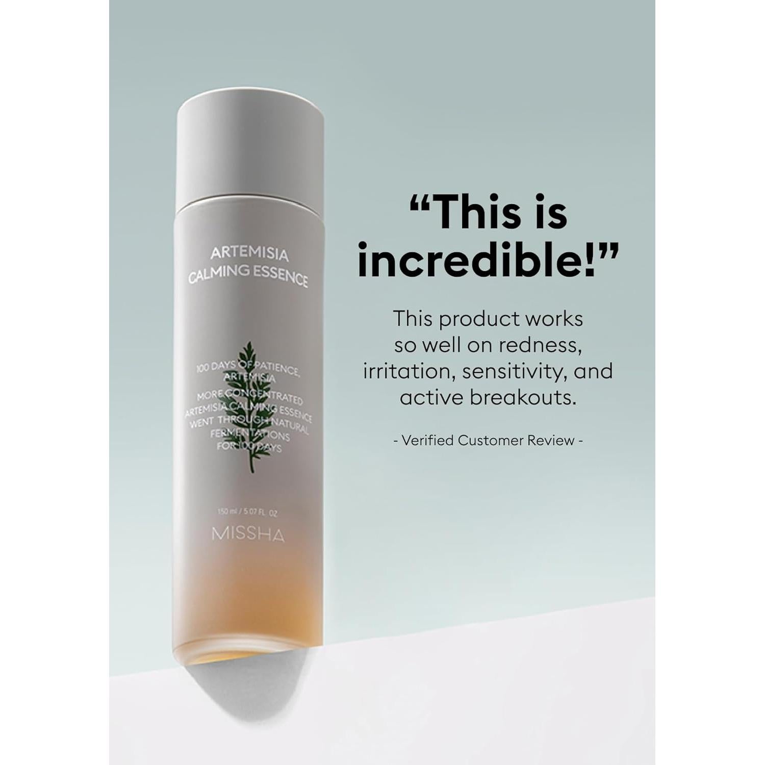 Tónico Facial Calmante MISSHA 150ml - Extracto de Artemisia