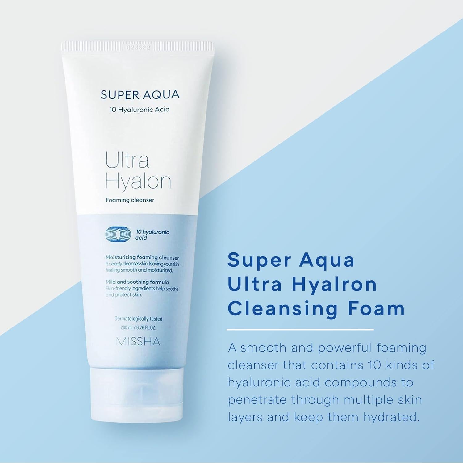 Espuma Limpiadora Facial Hidratante MISSHA Super Aqua 199g