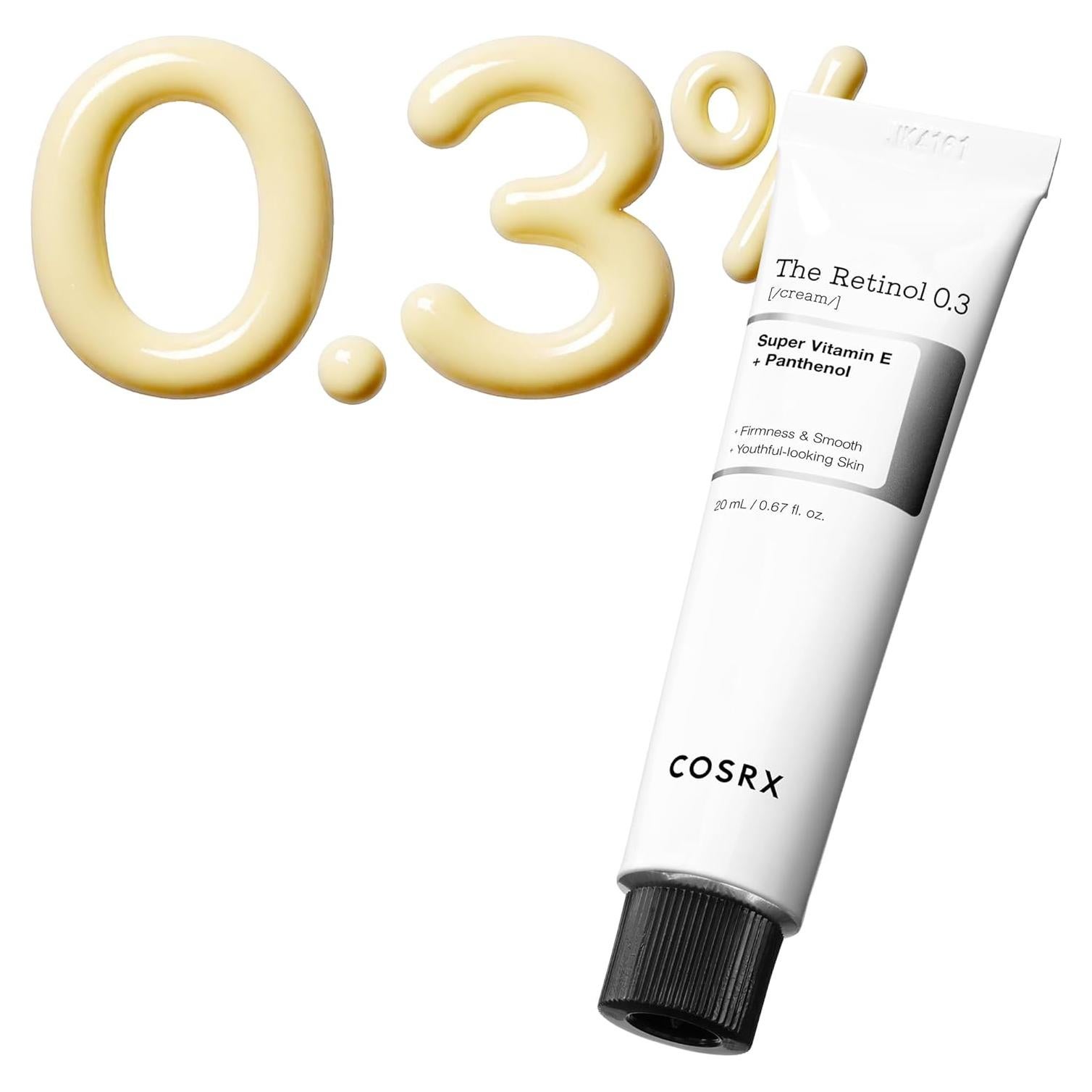 COSRX Crema de Retinol 0.3% 19g - Anti-envejecimiento Ojos y Cuello