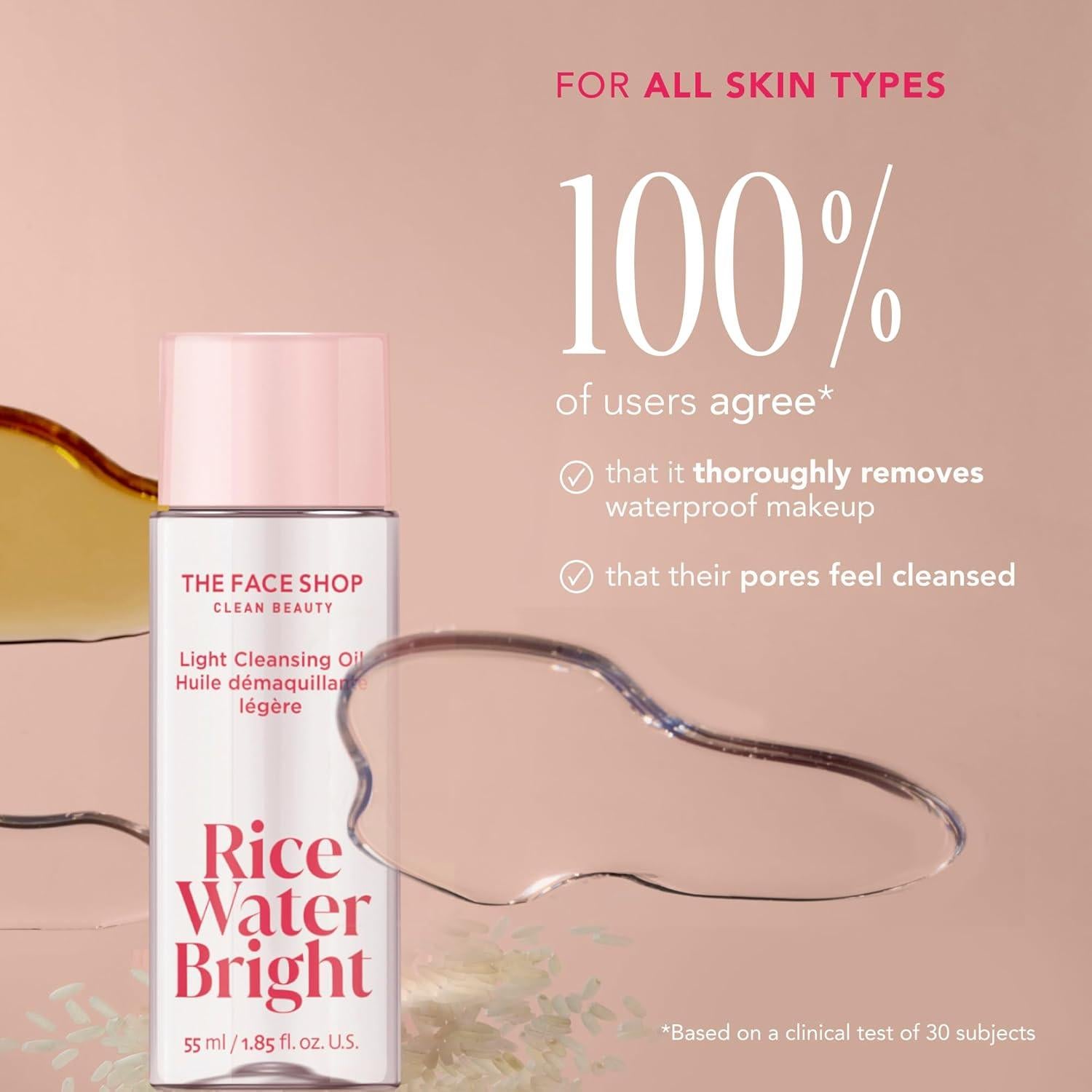 Conjunto de Doble Limpieza The Face Shop - Limpiador Espumoso y Aceite Mini