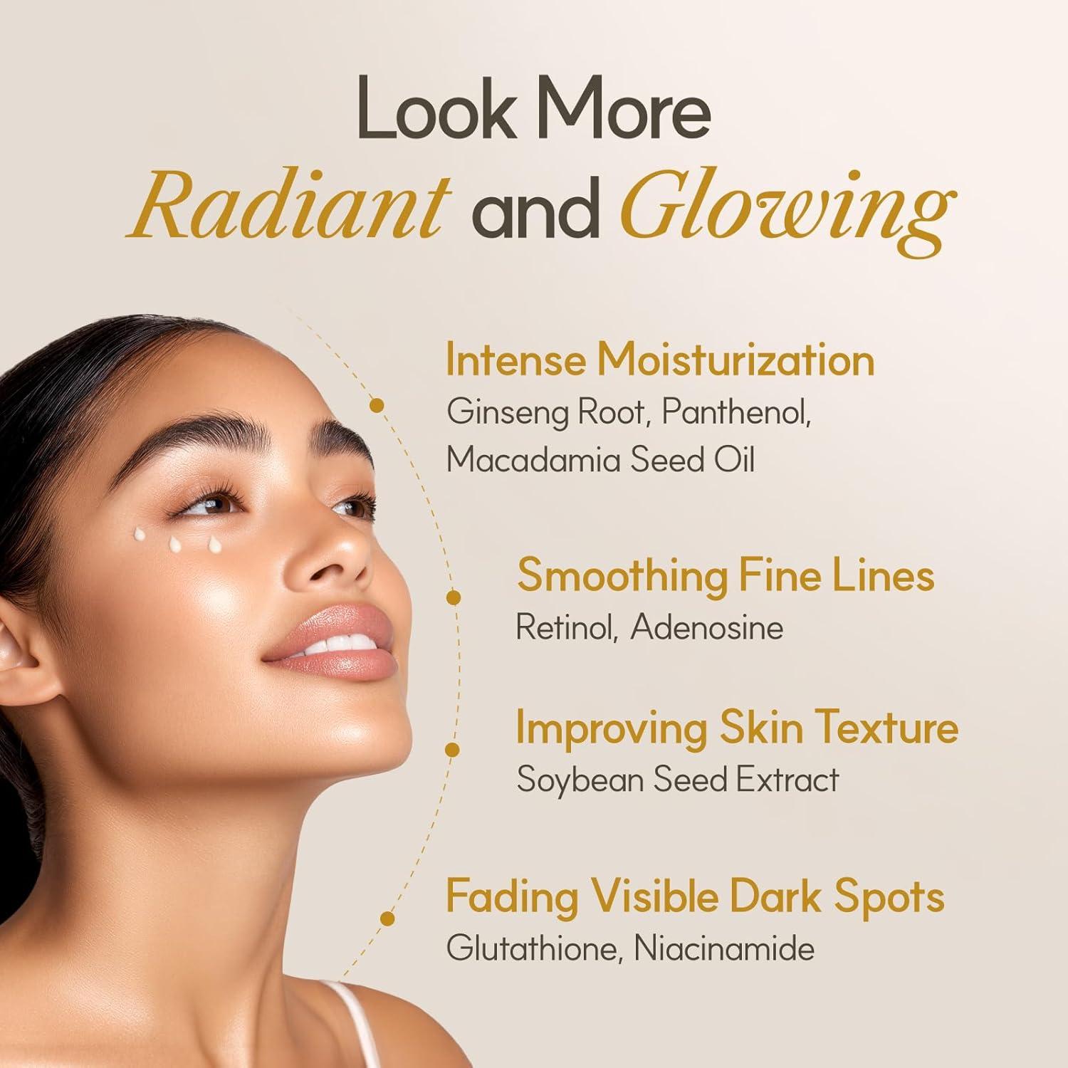 Suero para Ojos Ginseng Glow The Face Shop 30ml Antienvejecimiento