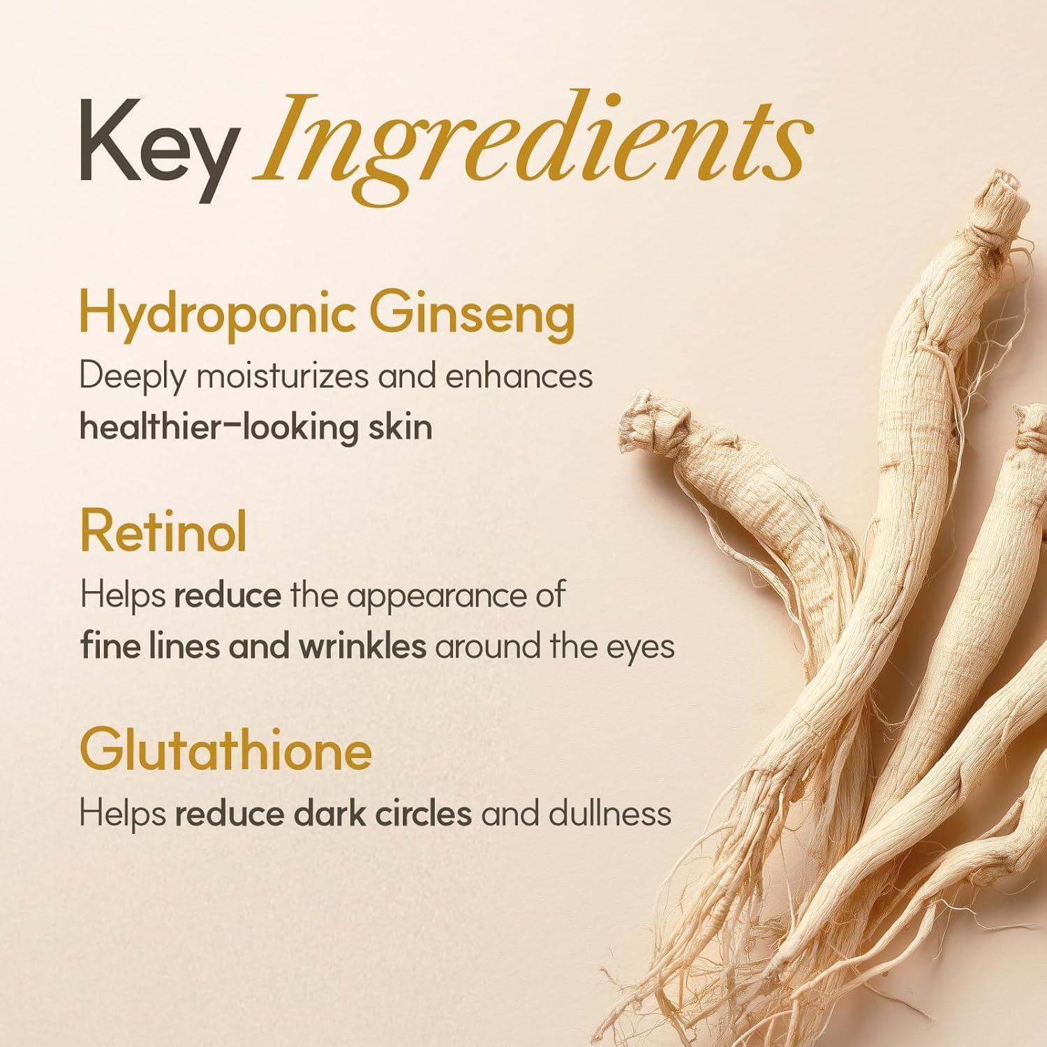 Suero para Ojos Ginseng Glow The Face Shop 30ml Antienvejecimiento