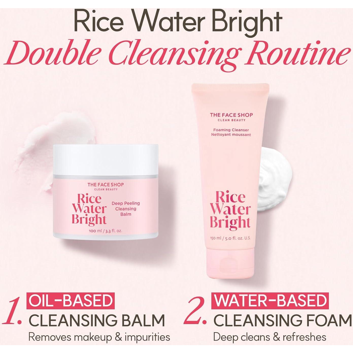 Bálsamo Limpiador 4 en 1 The Face Shop 100ml - Arroz Coreano