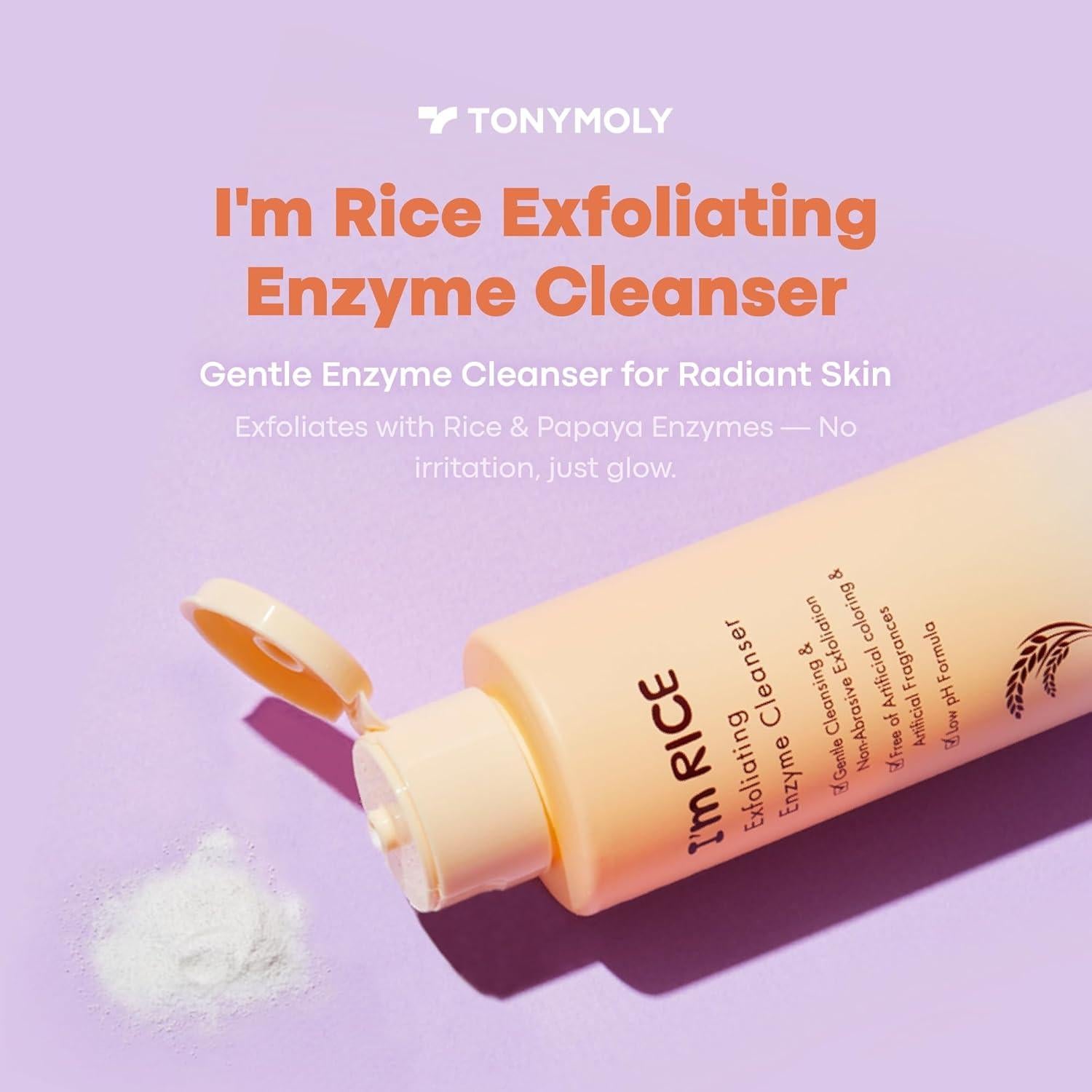 Exfoliante en Polvo TONYMOLY Estoy Arroz 50g - Limpiador Facial