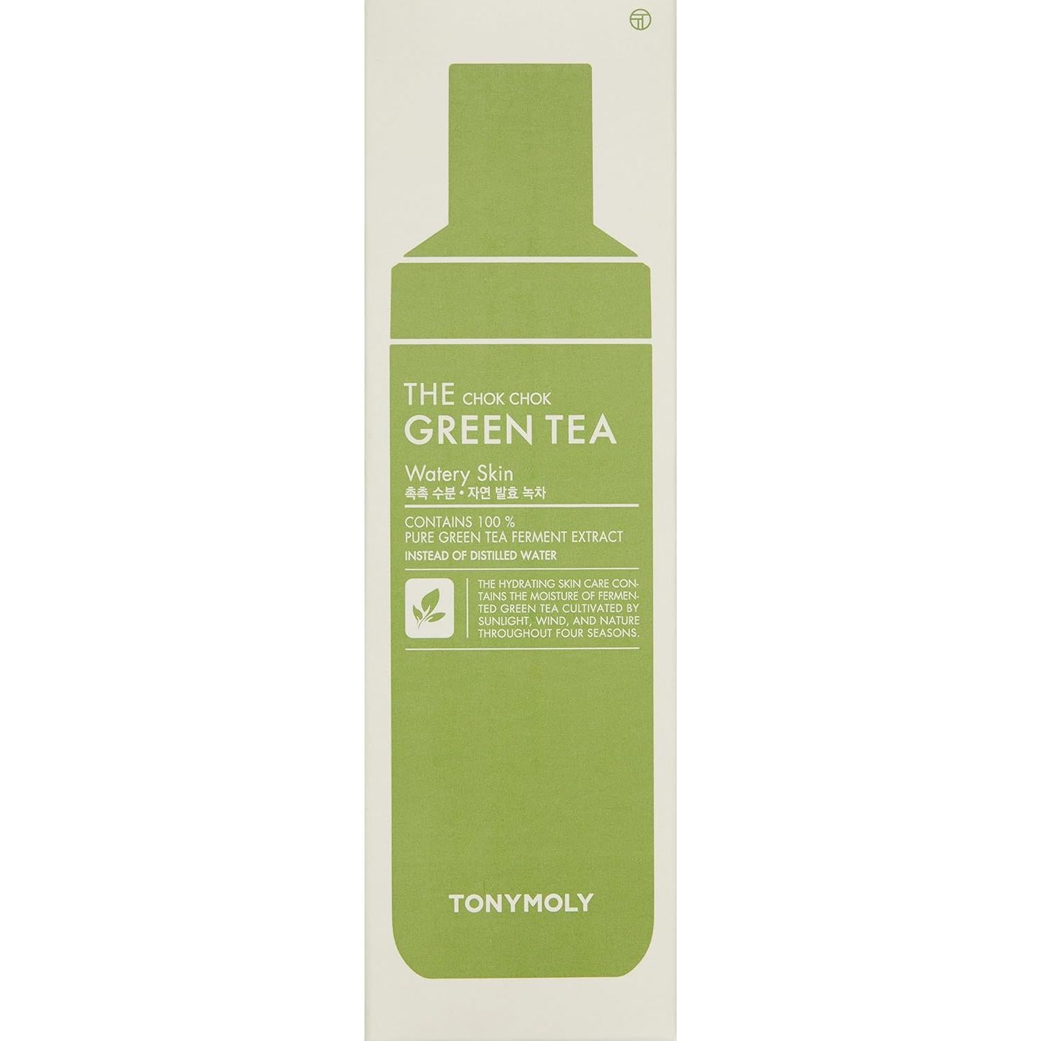 Tónico Hidratante de Té Verde TONYMOLY 272g - Cuidado Facial Coreano