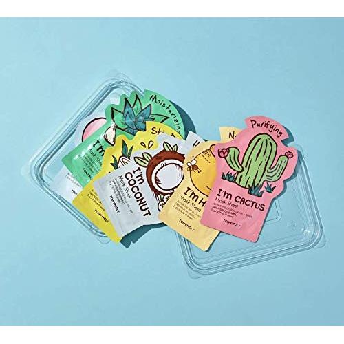 Mascarillas Faciales en Hoja TONYMOLY Super Food 21g - Hidratación