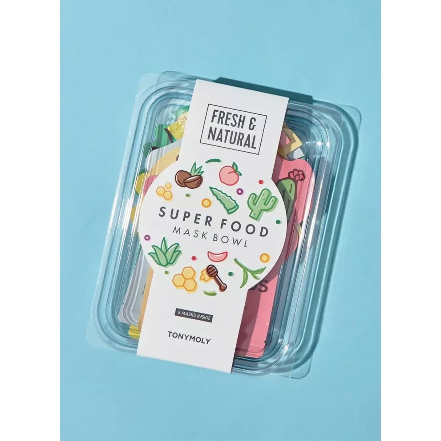 Mascarillas Faciales en Hoja TONYMOLY Super Food 21g - Hidratación