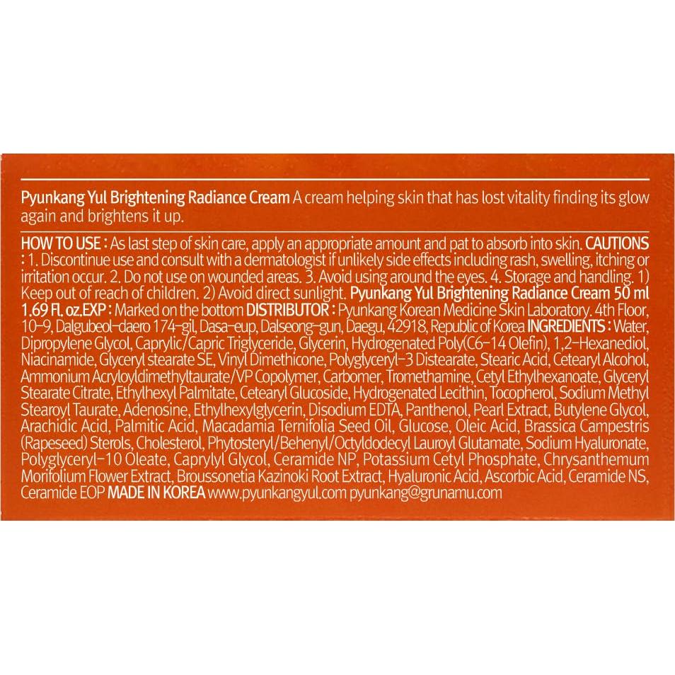 Crema Hidratante Vita Radiance Pyunkang Yul 50ml Vitamina C