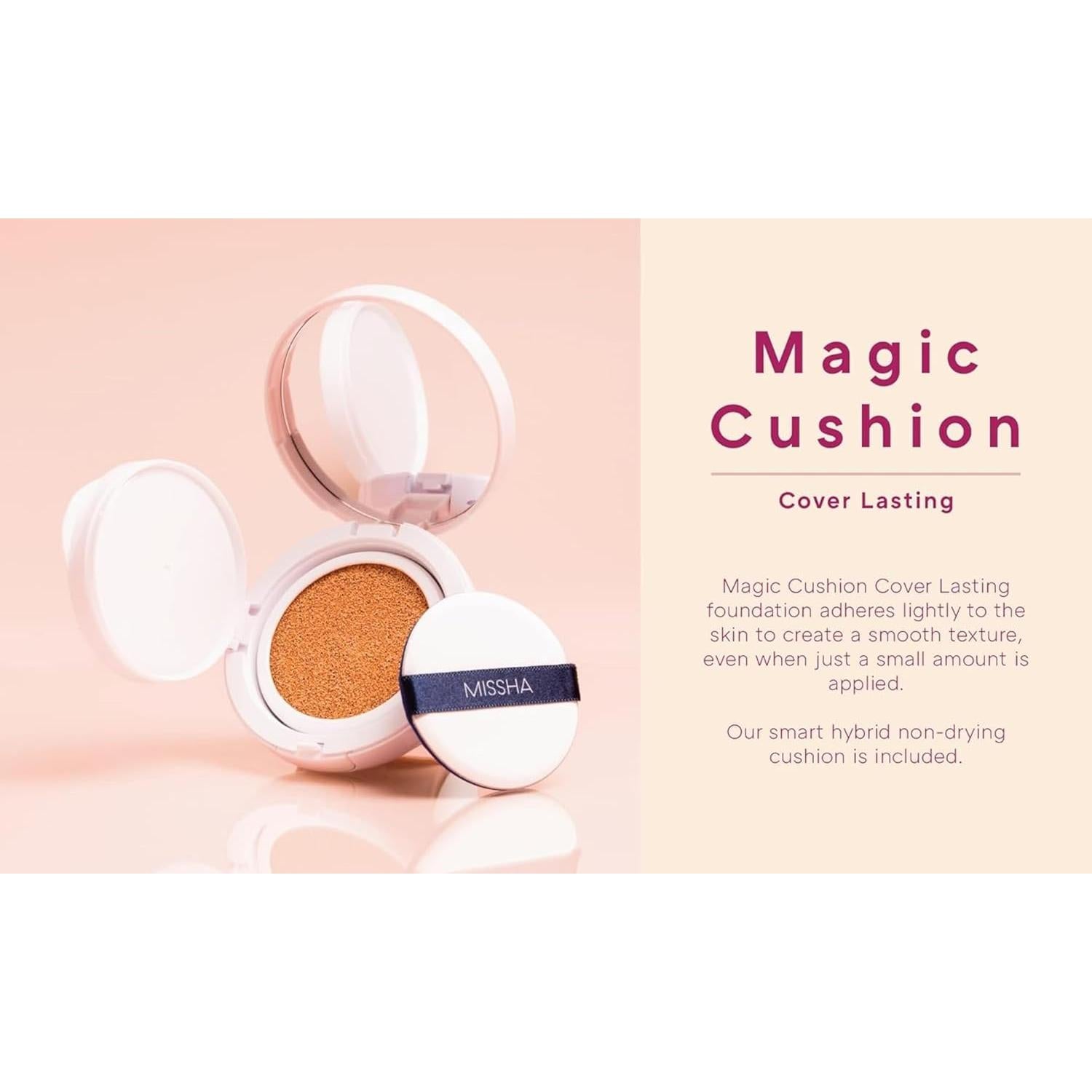 Base de Maquillaje Cushion Missha No.21 Beige Claro 15g