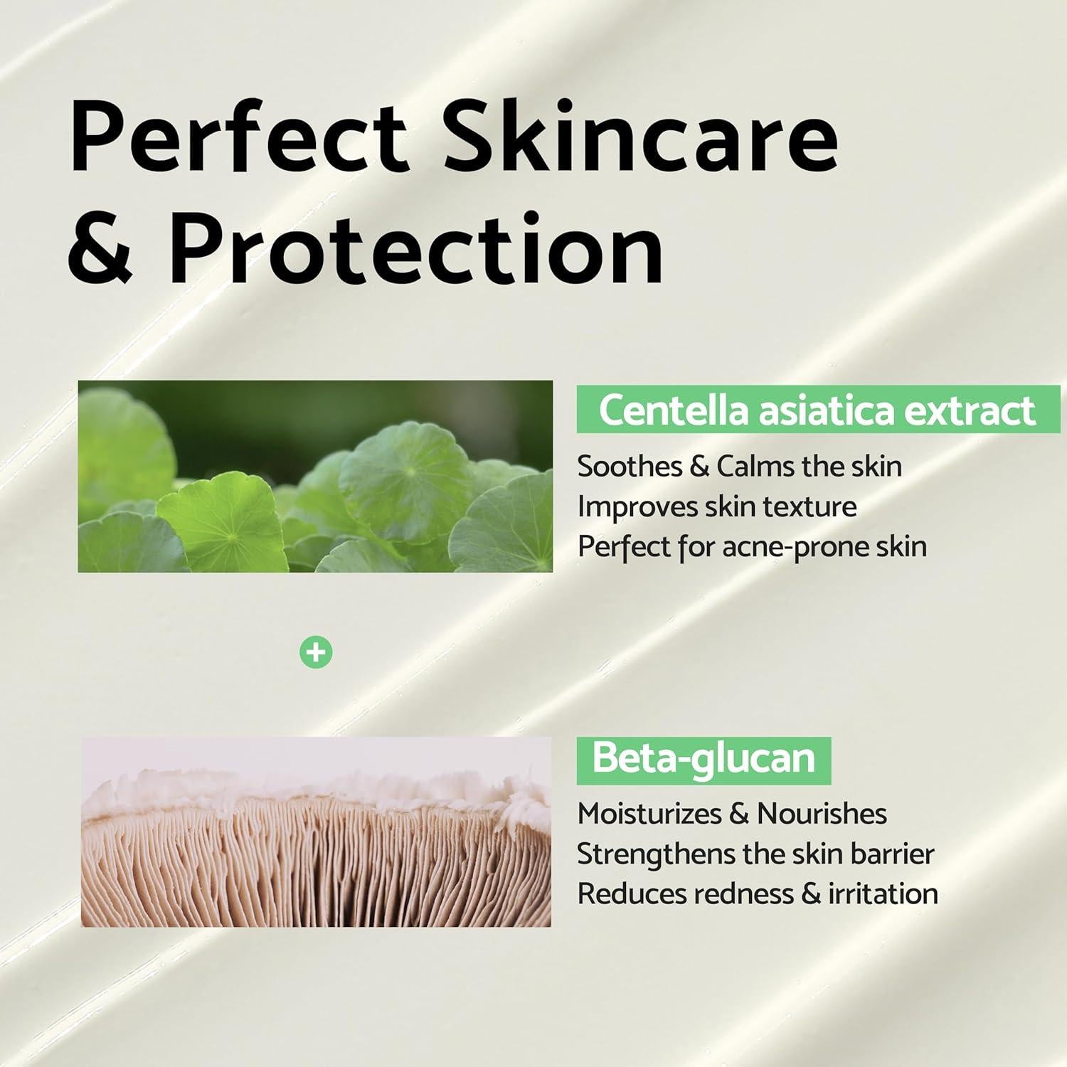 Protector Solar IUNIK Centella Calming SPF 50+ PA++++ 50ml