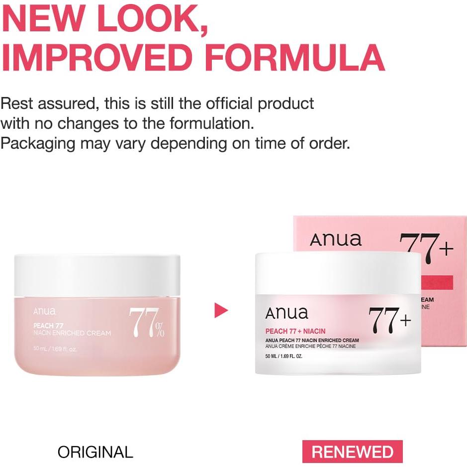 Crema Hidratante Facial Anua Niacinamida 50ml Piel Seca