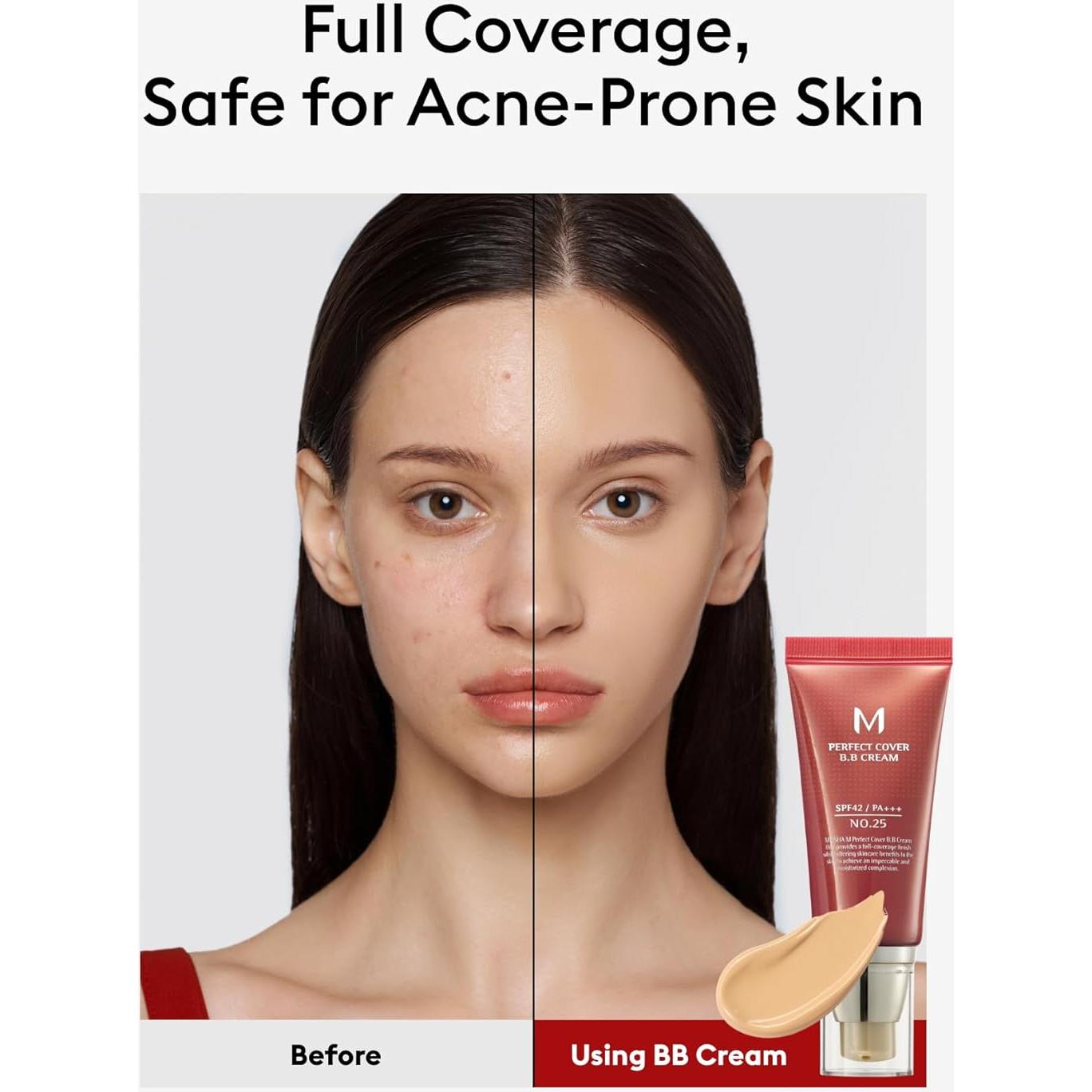 BB Cream Missha M Perfect Cover No.25 Beige Cálido 49.9 ml SPF 42