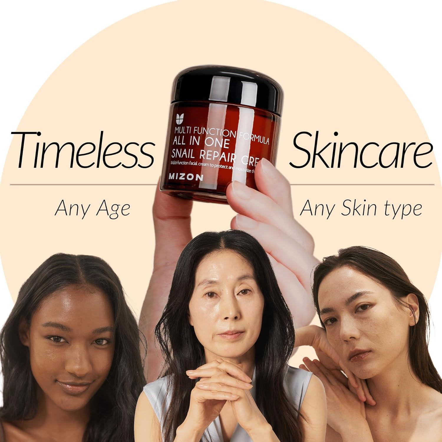 Crema Reparadora Todo en Uno Mizon 74.8 ml con Caracol