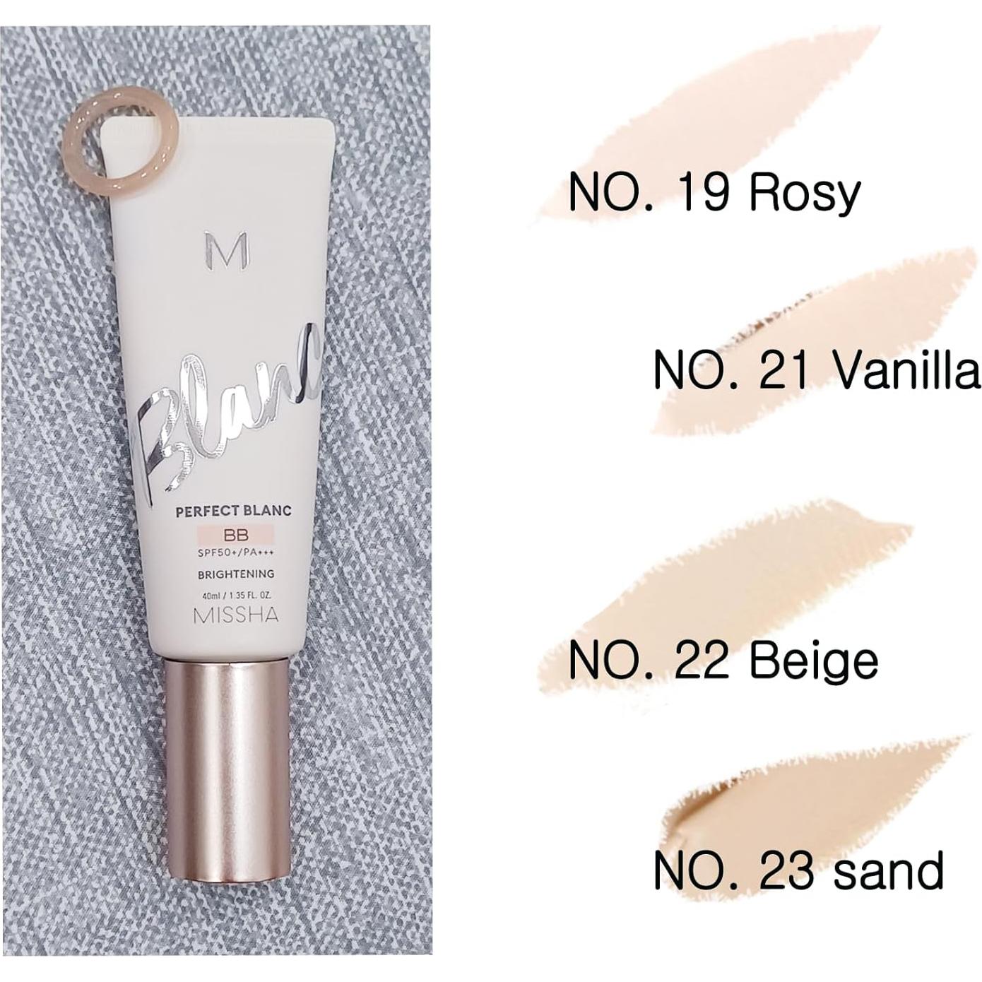 Crema BB Iluminadora MISSHA M Perfect Blanc 39.7ml No.22 Beige