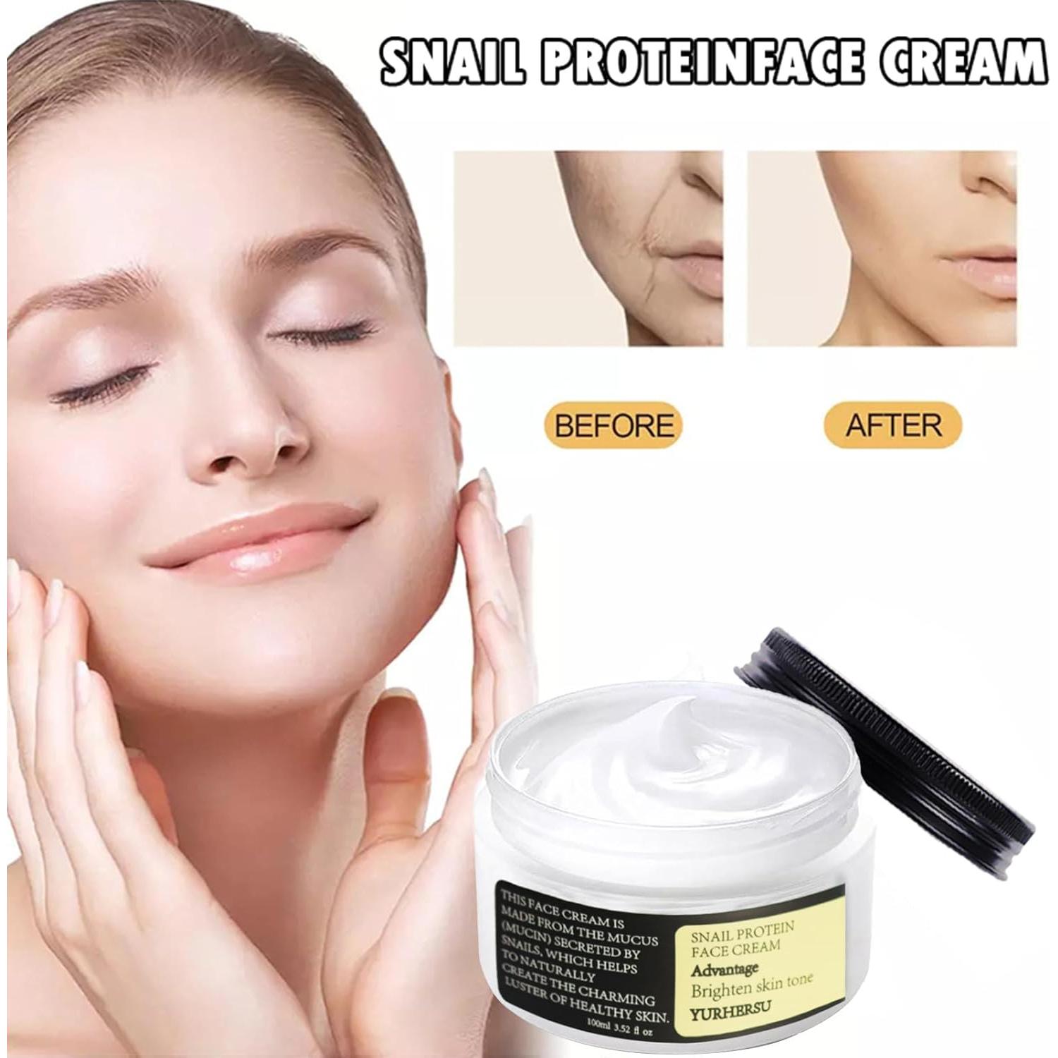 Crema Hidratante Mucina de Caracol 93% Shengnan 100g