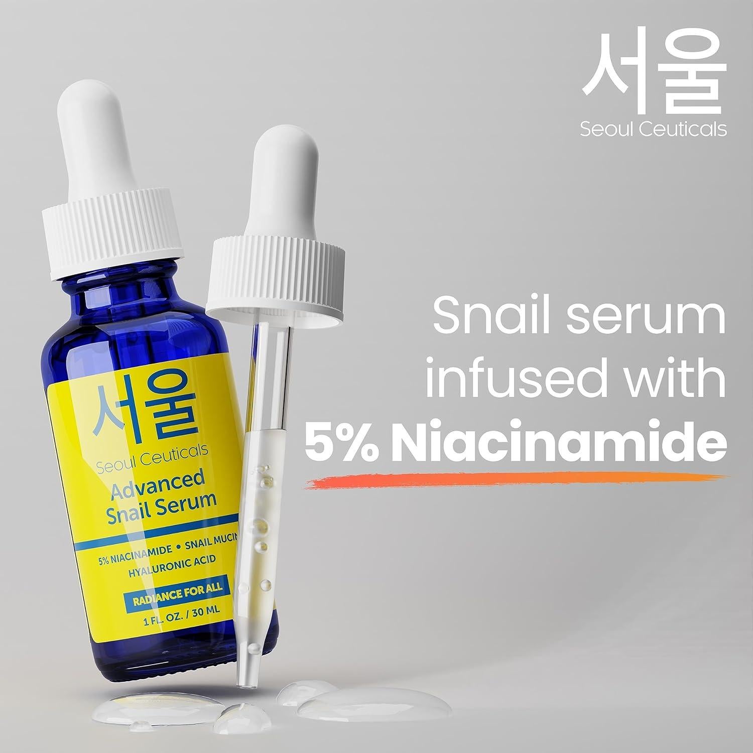 Suero Facial SeoulCeuticals 5% Niacinamida 30ml - Antienvejecimiento