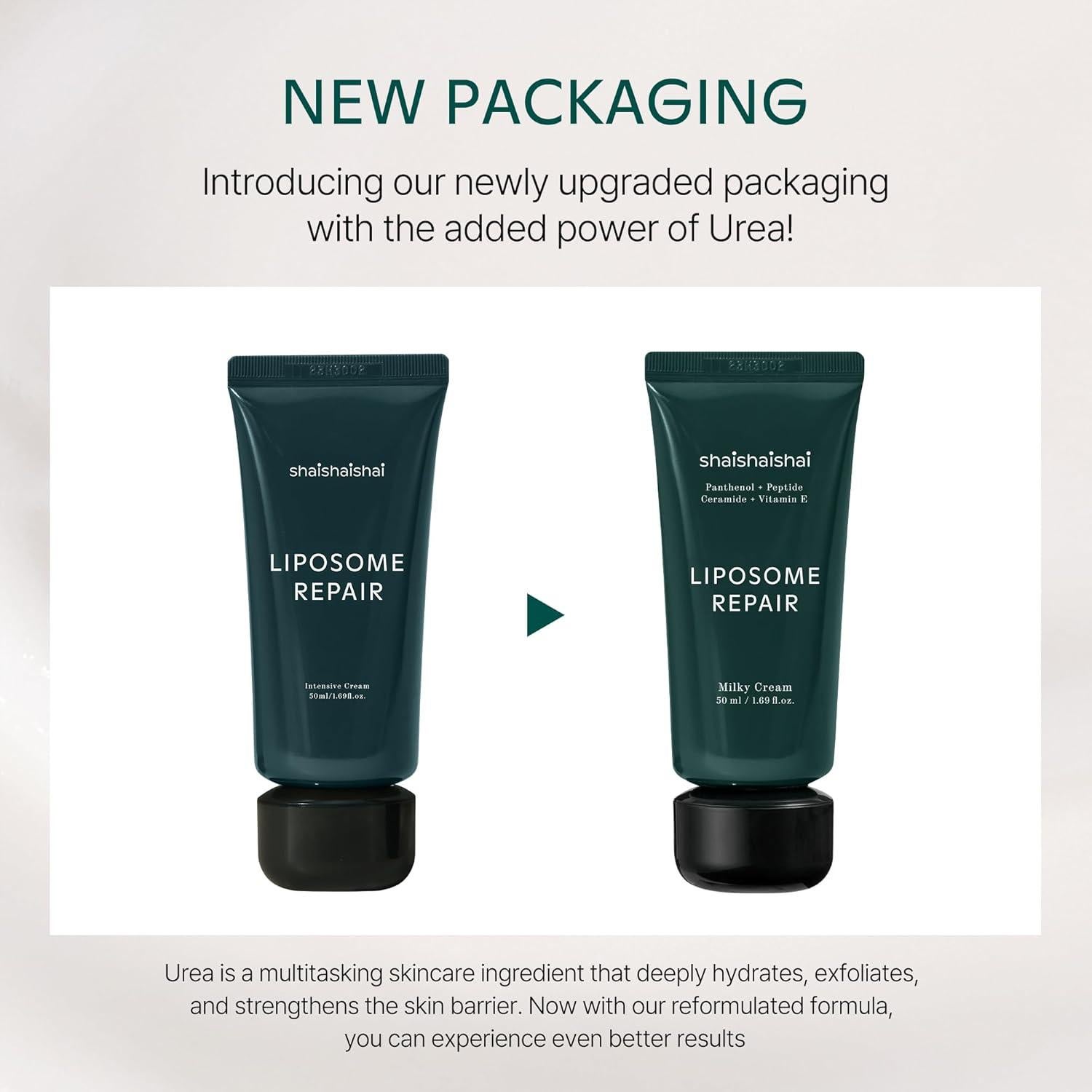 Crema Reparadora Liposoma Láctea 50ml - Hidratación 72h Urea 6%