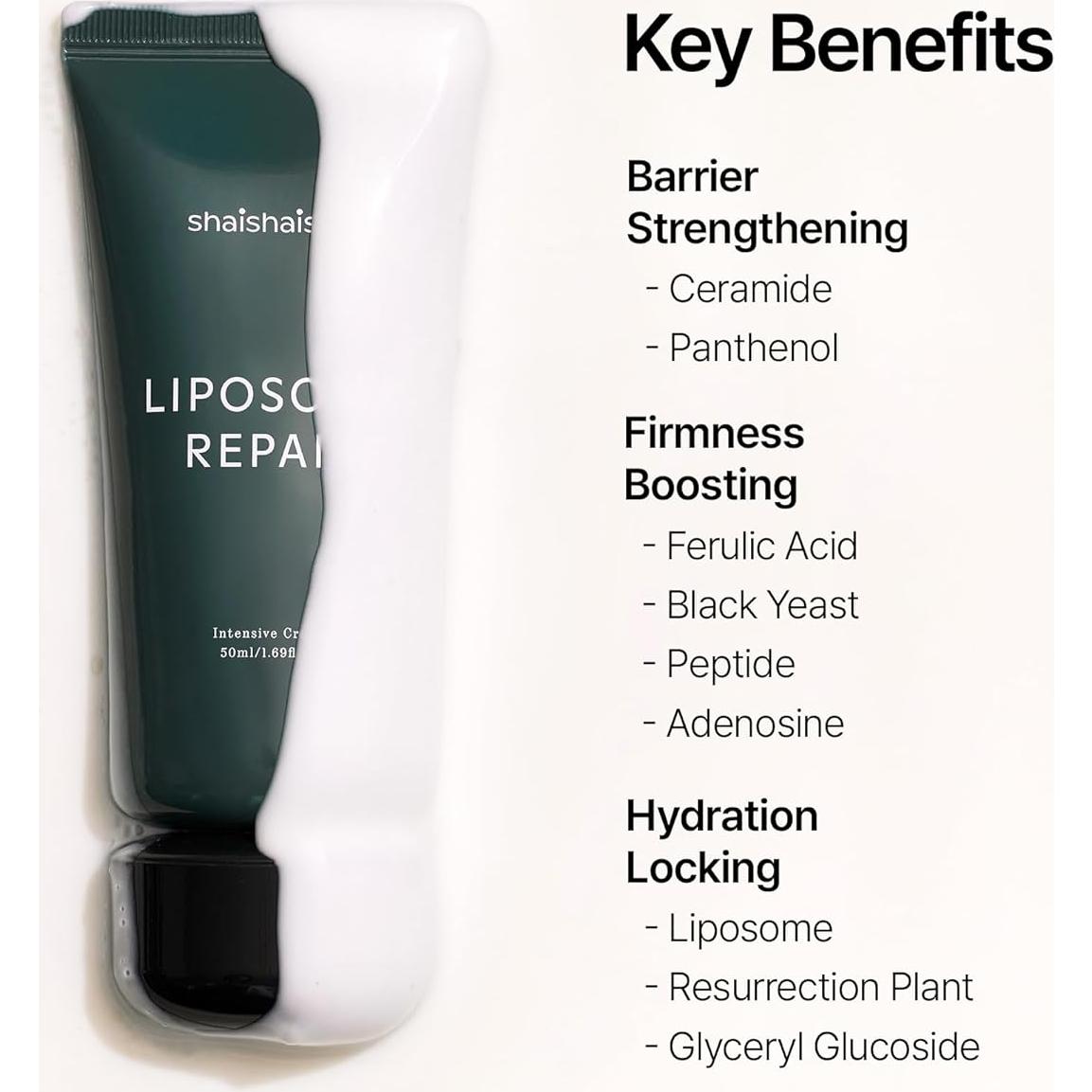 Crema Reparadora Liposoma Láctea 50ml - Hidratación 72h Urea 6%