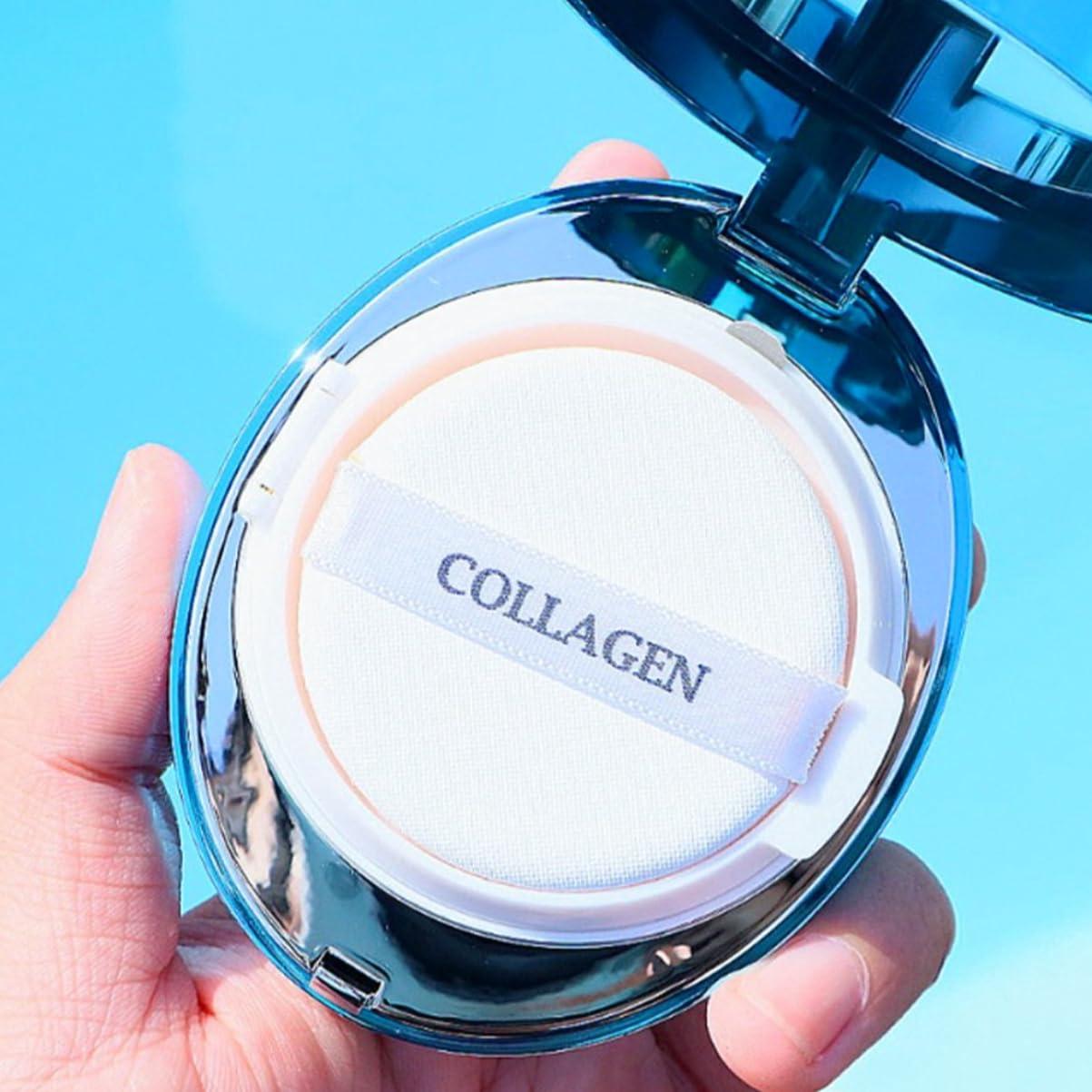 Cushion Compacto Enough Collagen Aqua Air 15g SPF50 Beige Claro