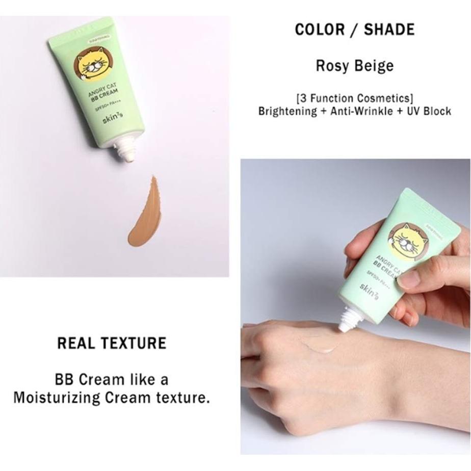 Crema BB Skin79 Gato Enojado SPF 50+ 30g Hecho en Corea