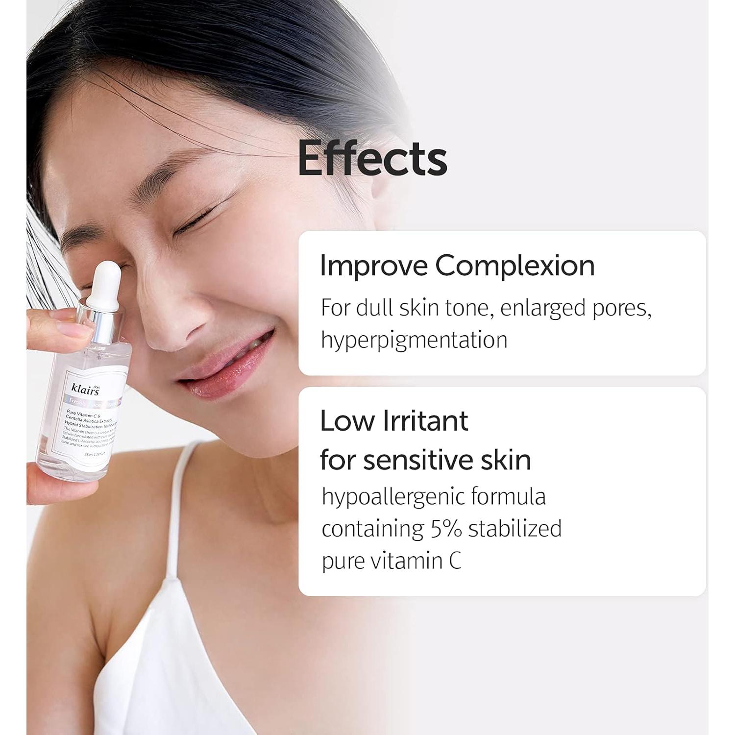 Suero de Vitamina C Klairs 5% 33.4 ml Antioxidante Facial