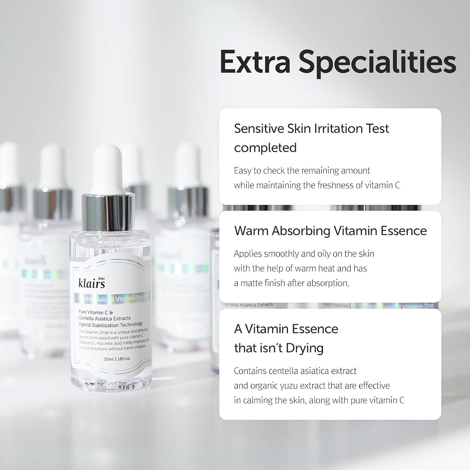 Suero de Vitamina C Klairs 5% 33.4 ml Antioxidante Facial