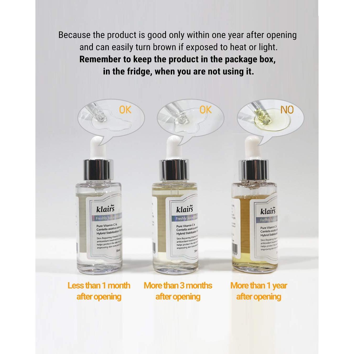 Suero de Vitamina C Klairs 5% 33.4 ml Antioxidante Facial