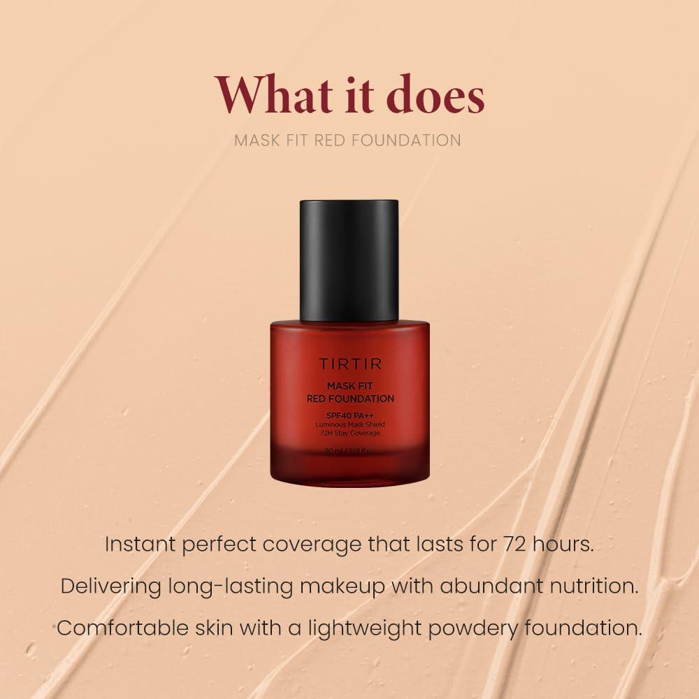 Base de Maquillaje TIRTIR 30 ml 17C Porcelana Alta Cobertura