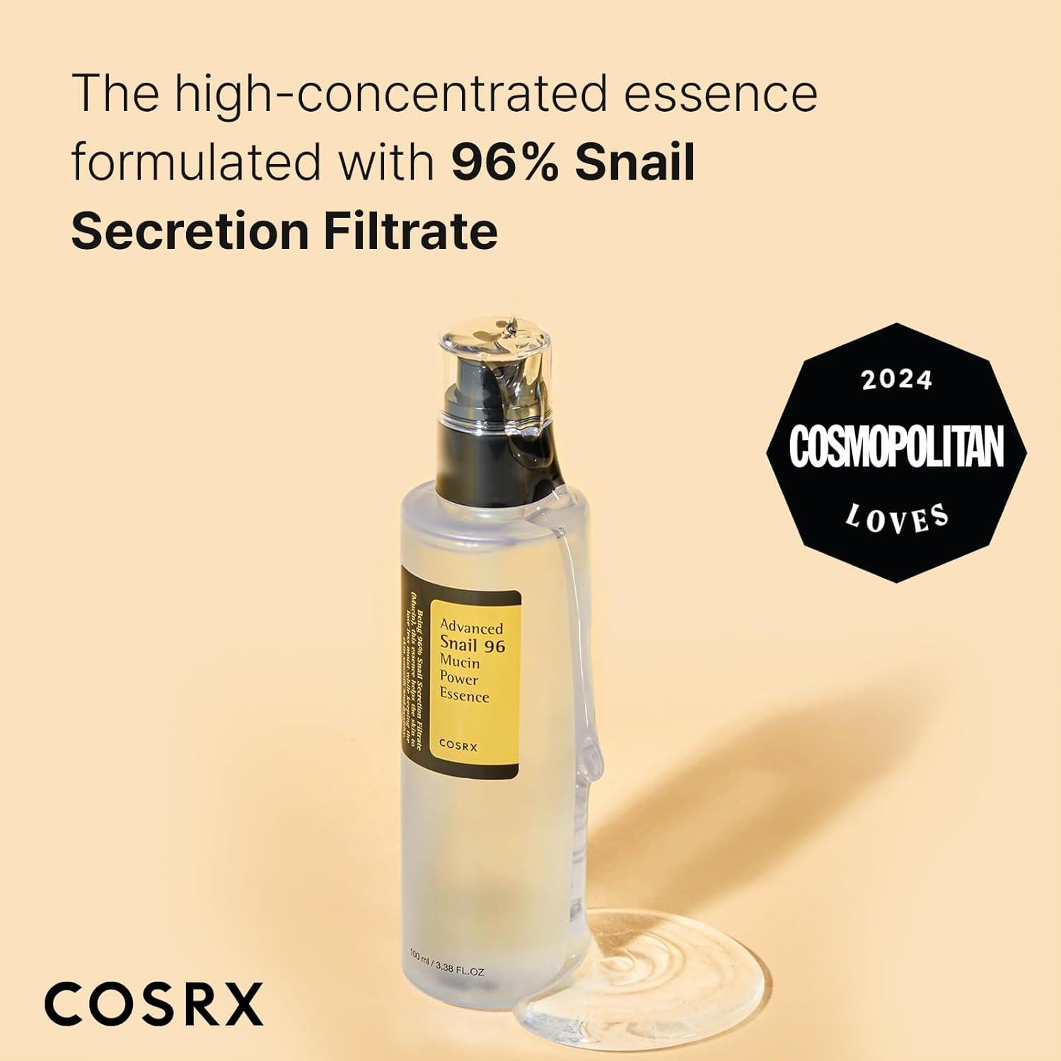 COSRX Dúo Hidratante Crema de Caracol 92 y Esencia 96