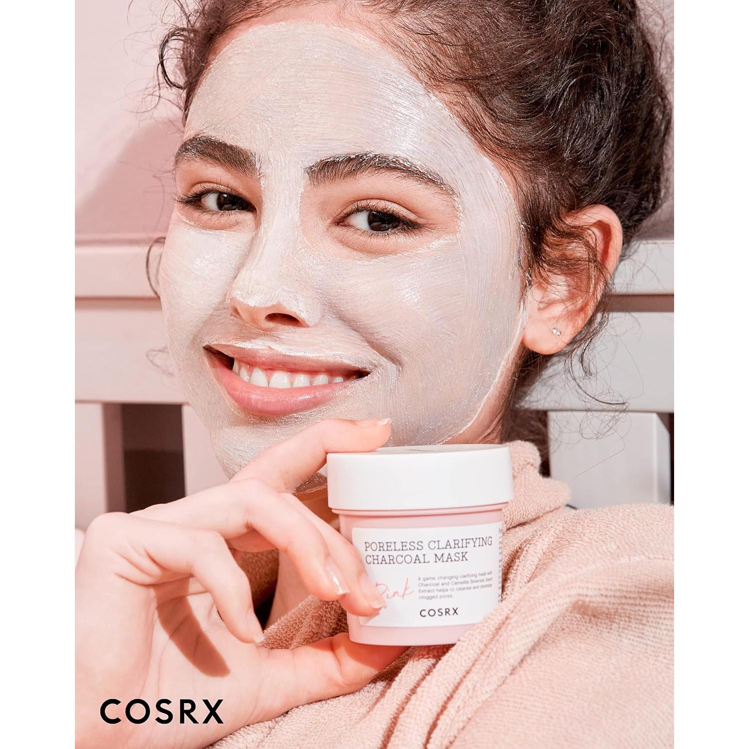 Máscara de Carbón Rosa COSRX 110g - Control de Poros y Acné