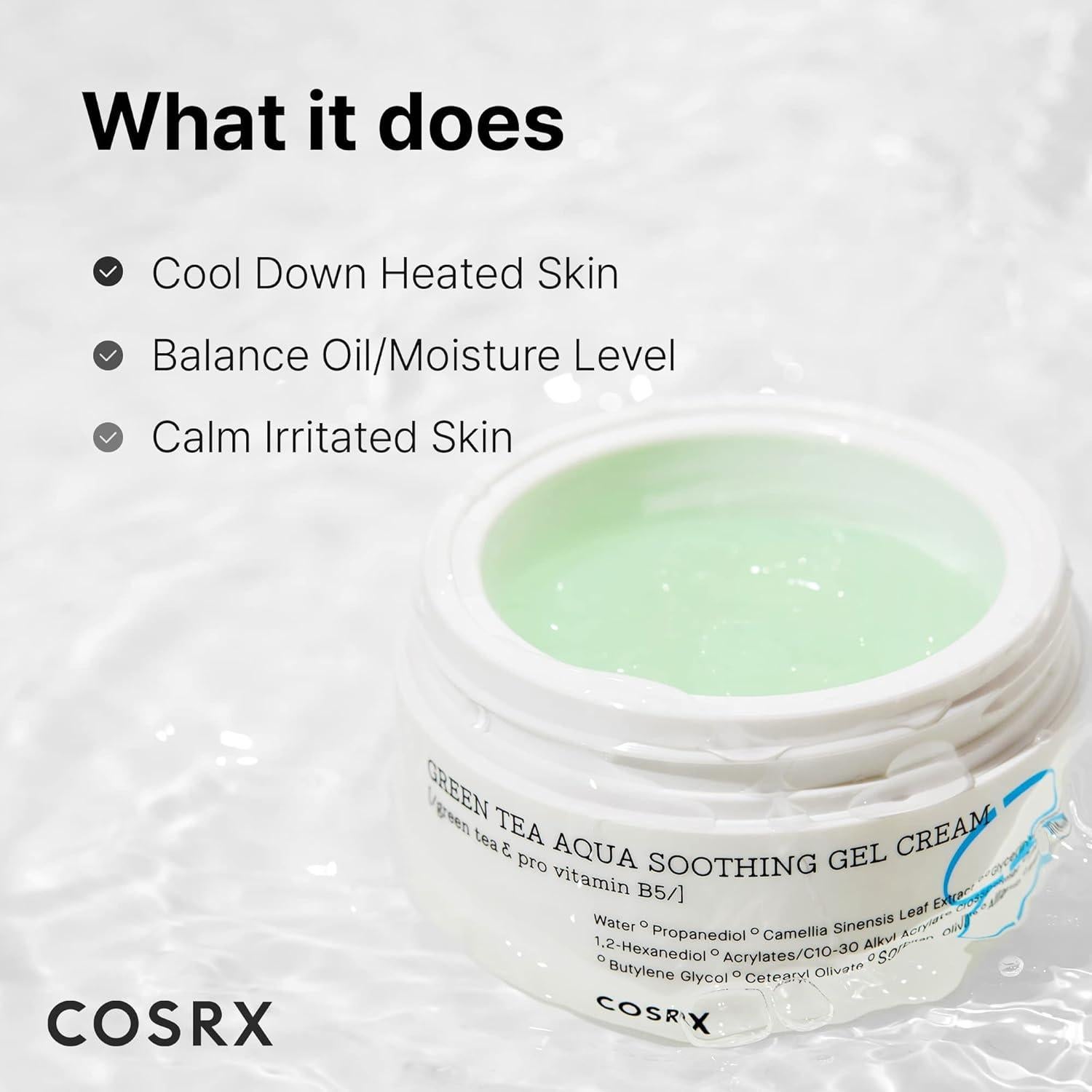 COSRX Gel Crema Hidratante de Té Verde 50ml - Cuidado Piel