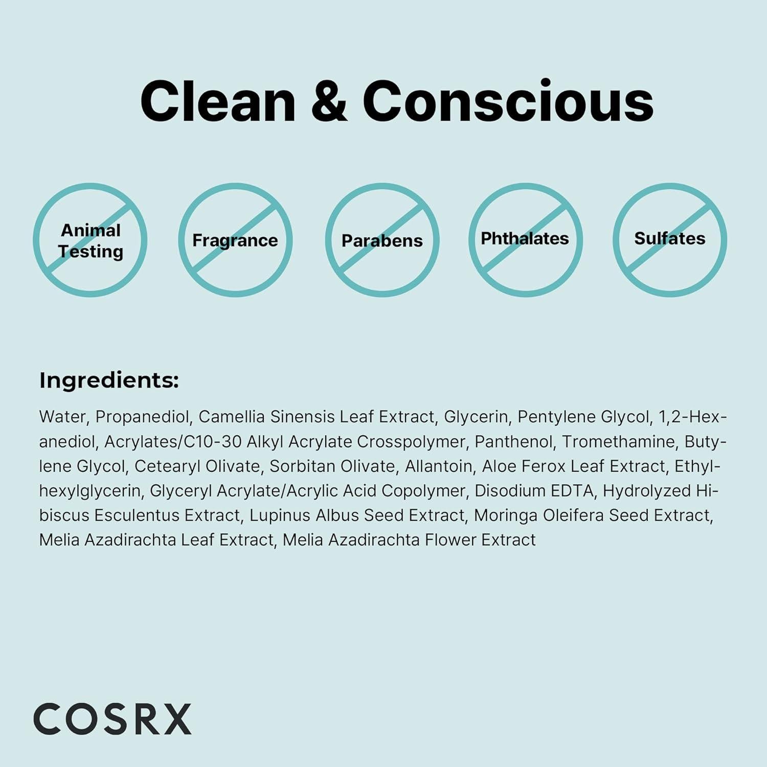 COSRX Gel Crema Hidratante de Té Verde 50ml - Cuidado Piel